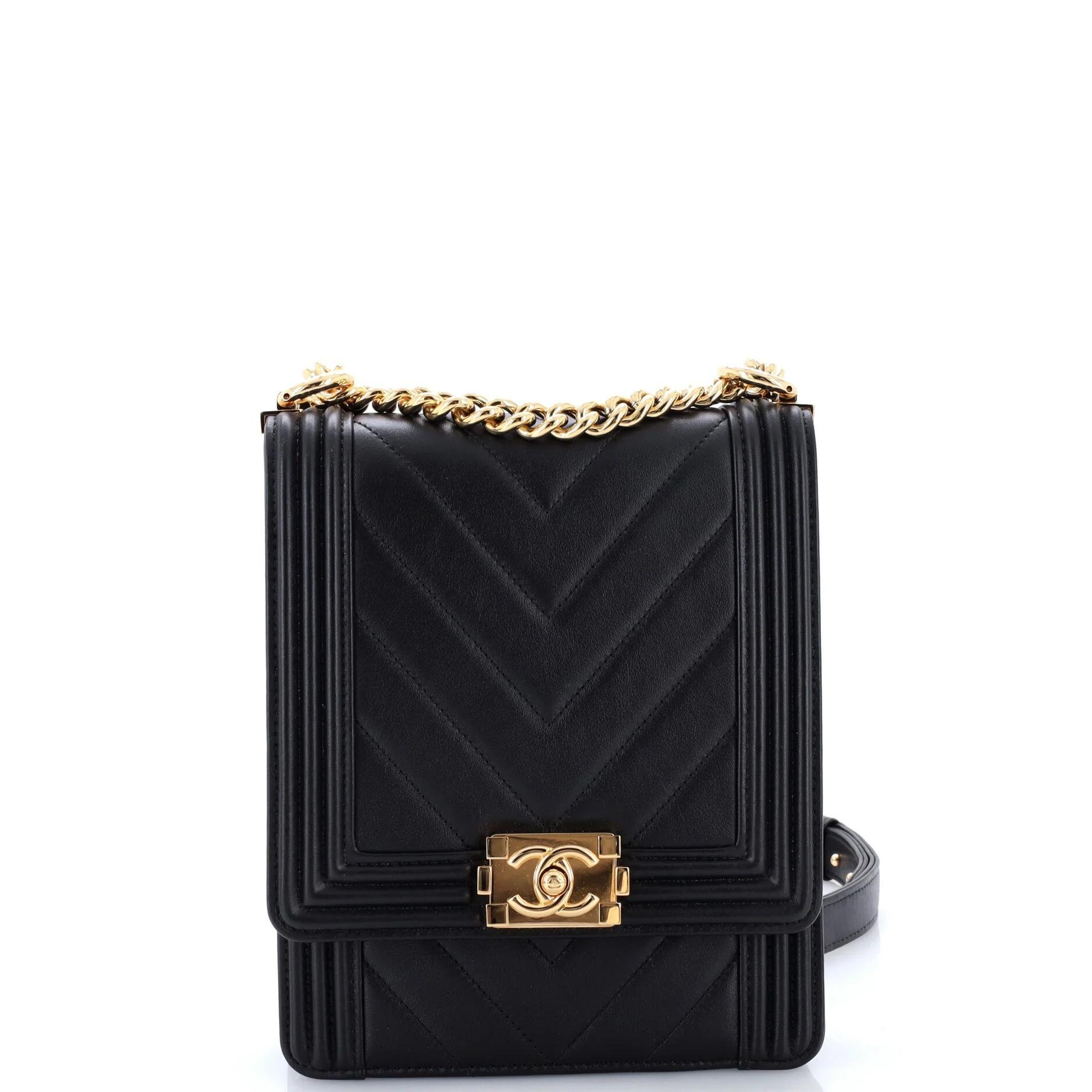 North South Boy leather crossbody bag