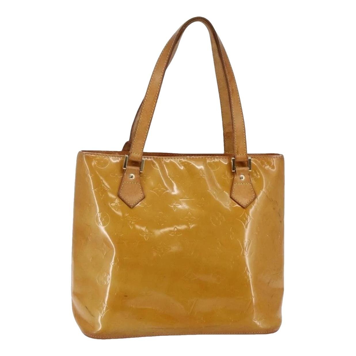 Patent leather handbag