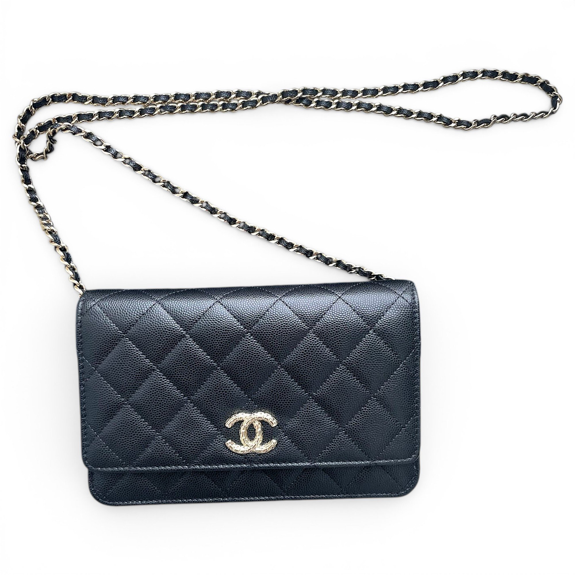 Wallet On Chain Timeless/Classique leather crossbody bag