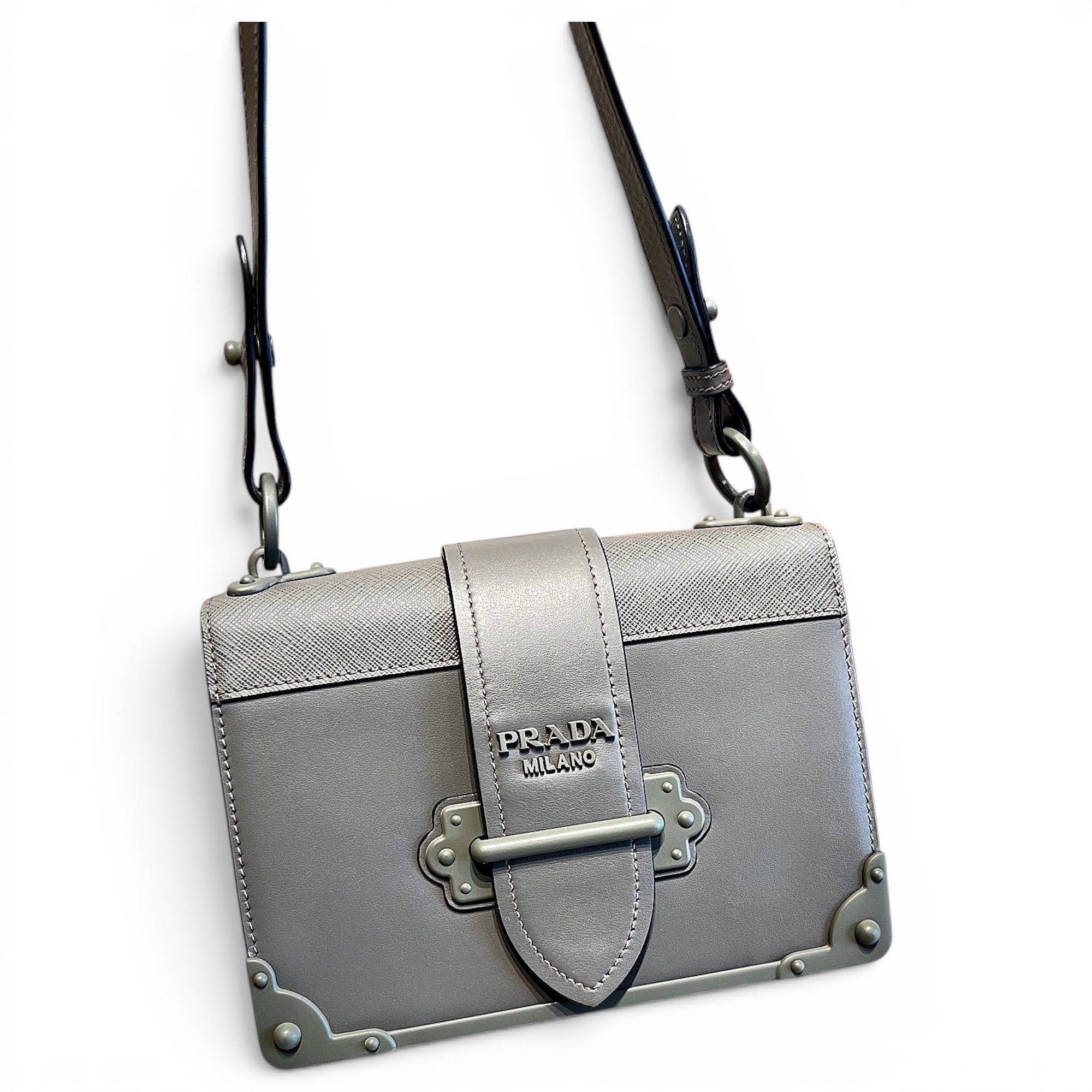 Cahier leather crossbody bag