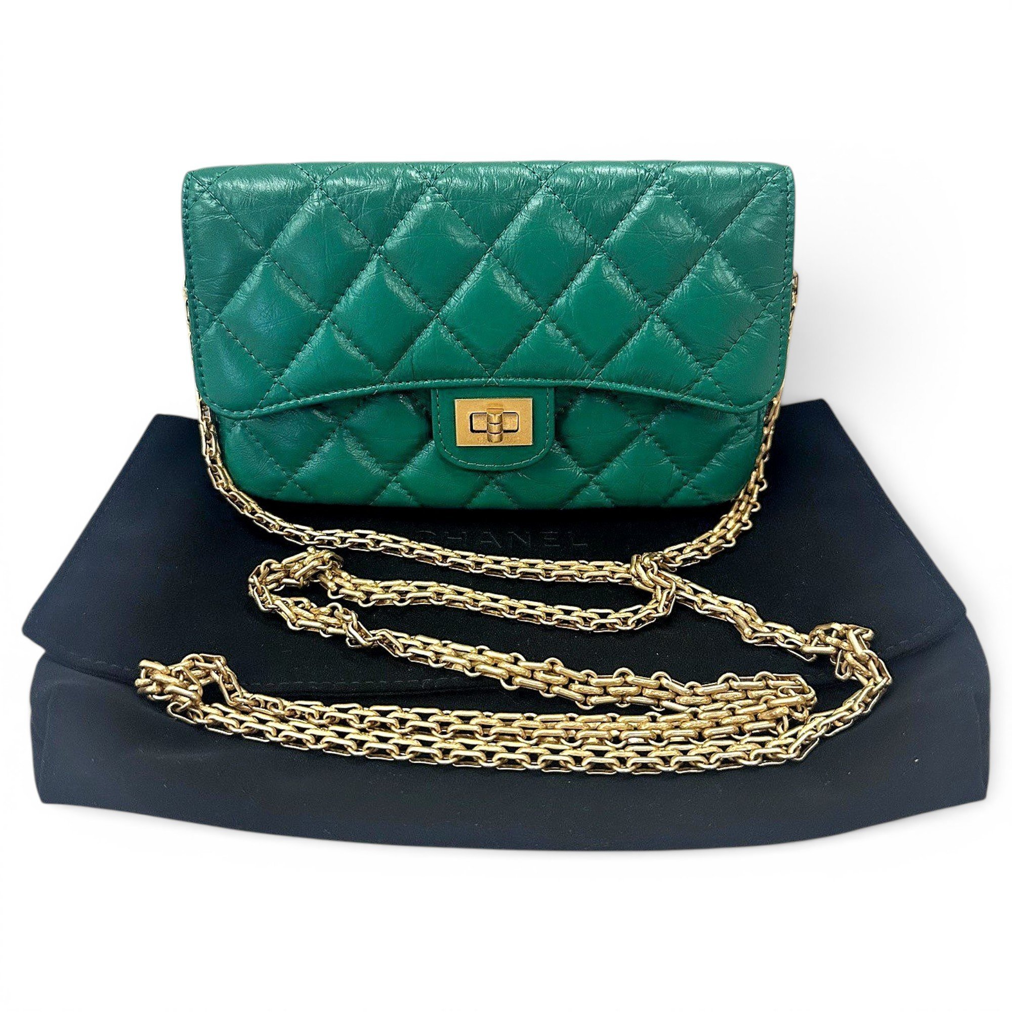 Wallet On Chain 2.55 leather handbag