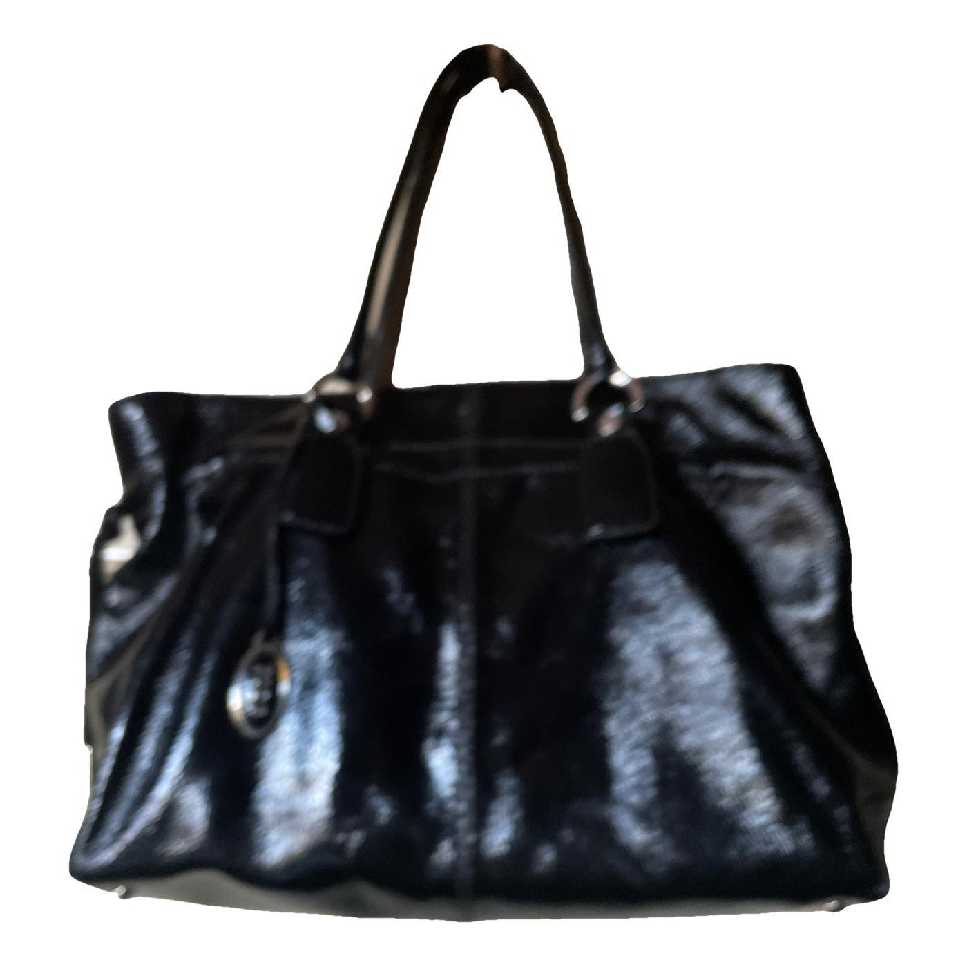 D Bag patent leather handbag