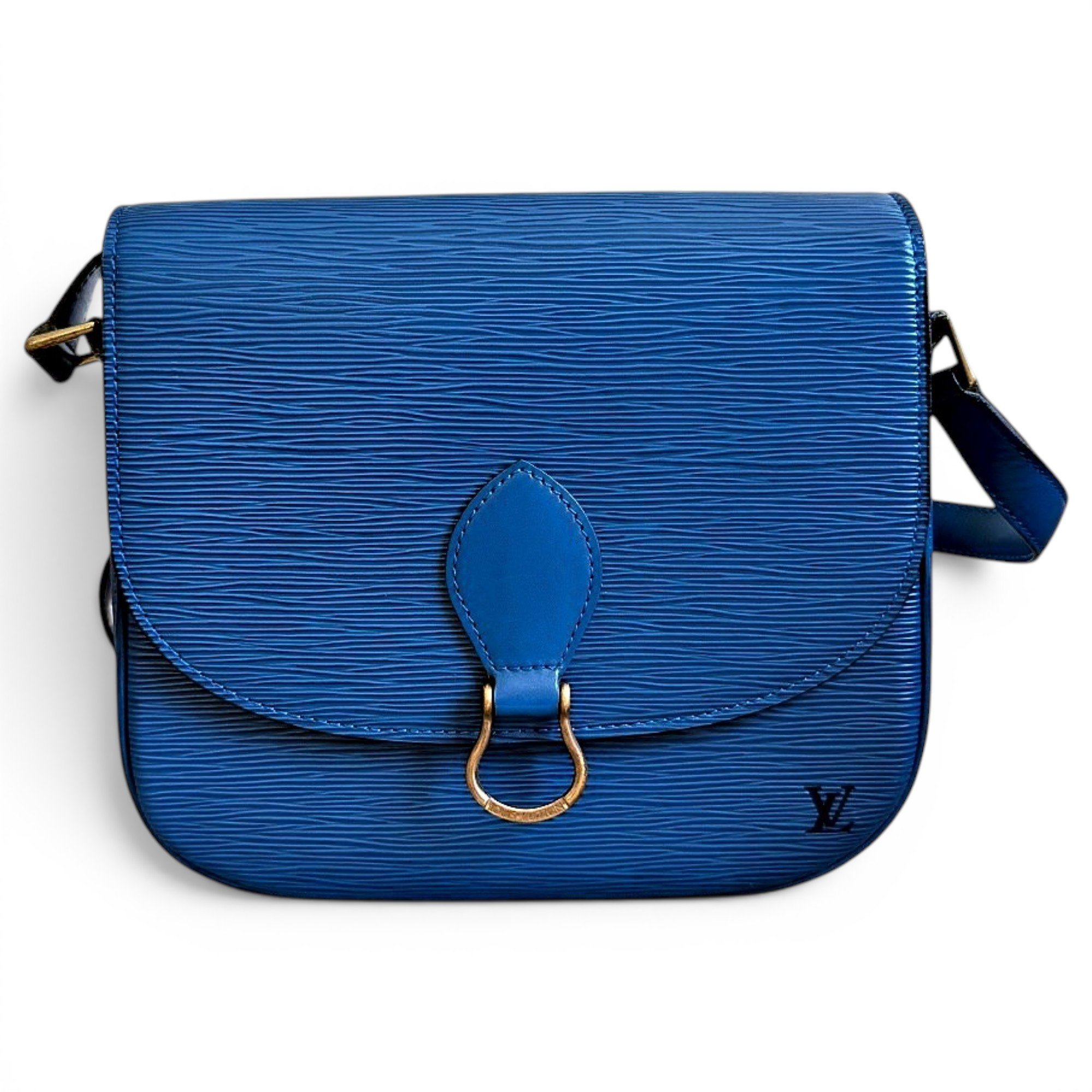 Saint Cloud vintage patent leather crossbody bag
