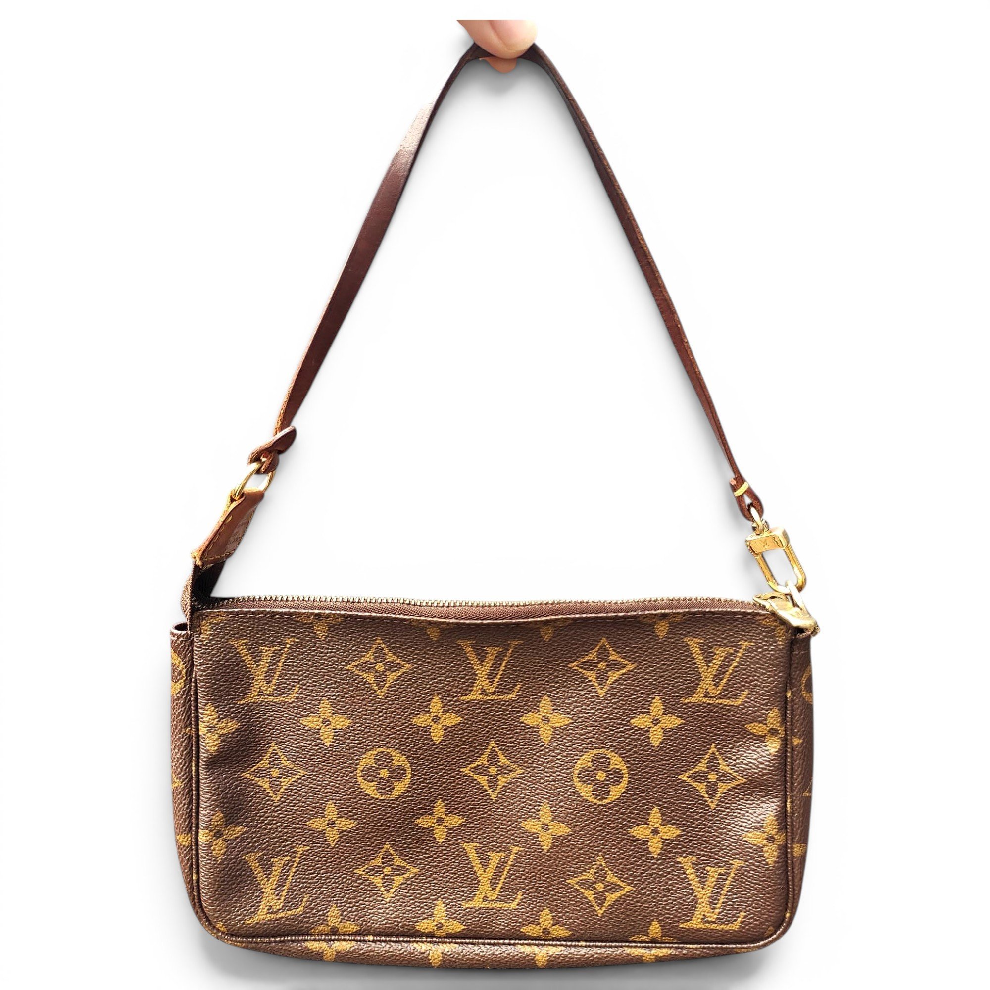 Pochette Accessoire leather handbag