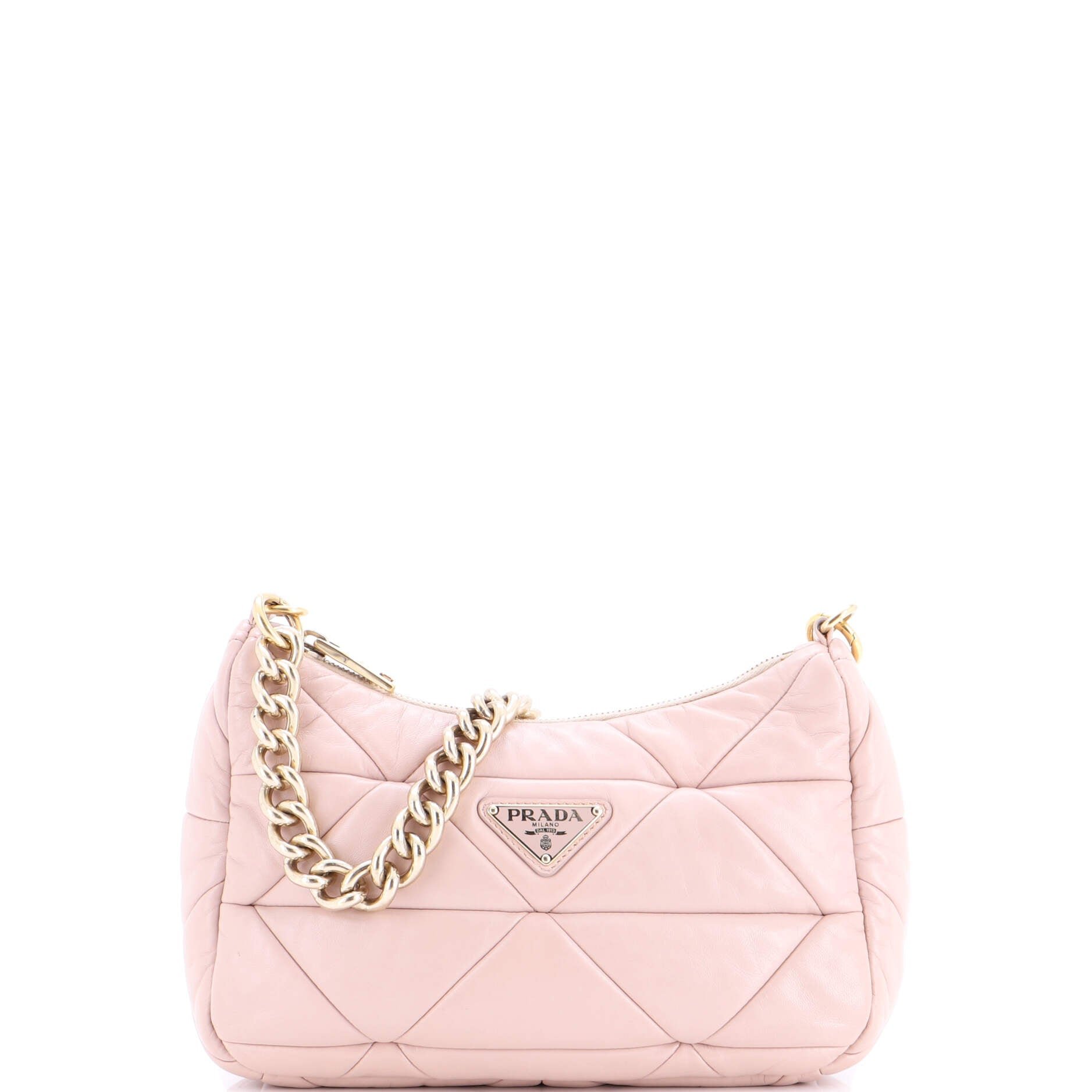 Prada System Re-Edition Shoulder Bag Quilted Nappa Leather Small