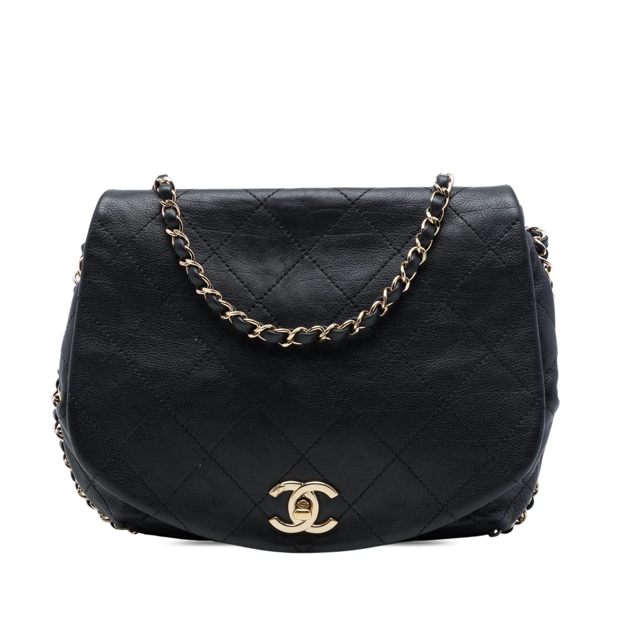 Chain Around pony-style calfskin handbag