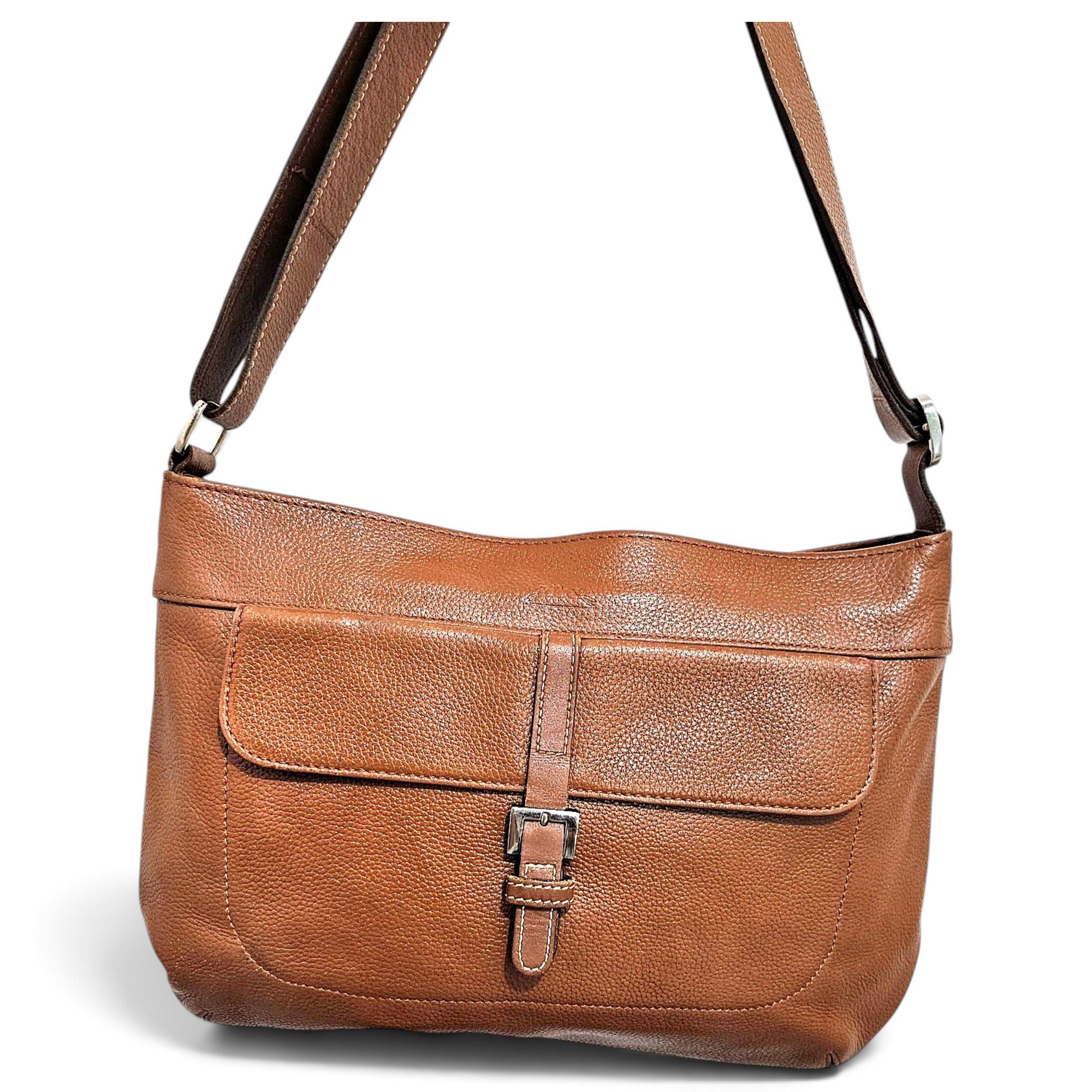 Longchamp Mademoiselle leather crossbody bag