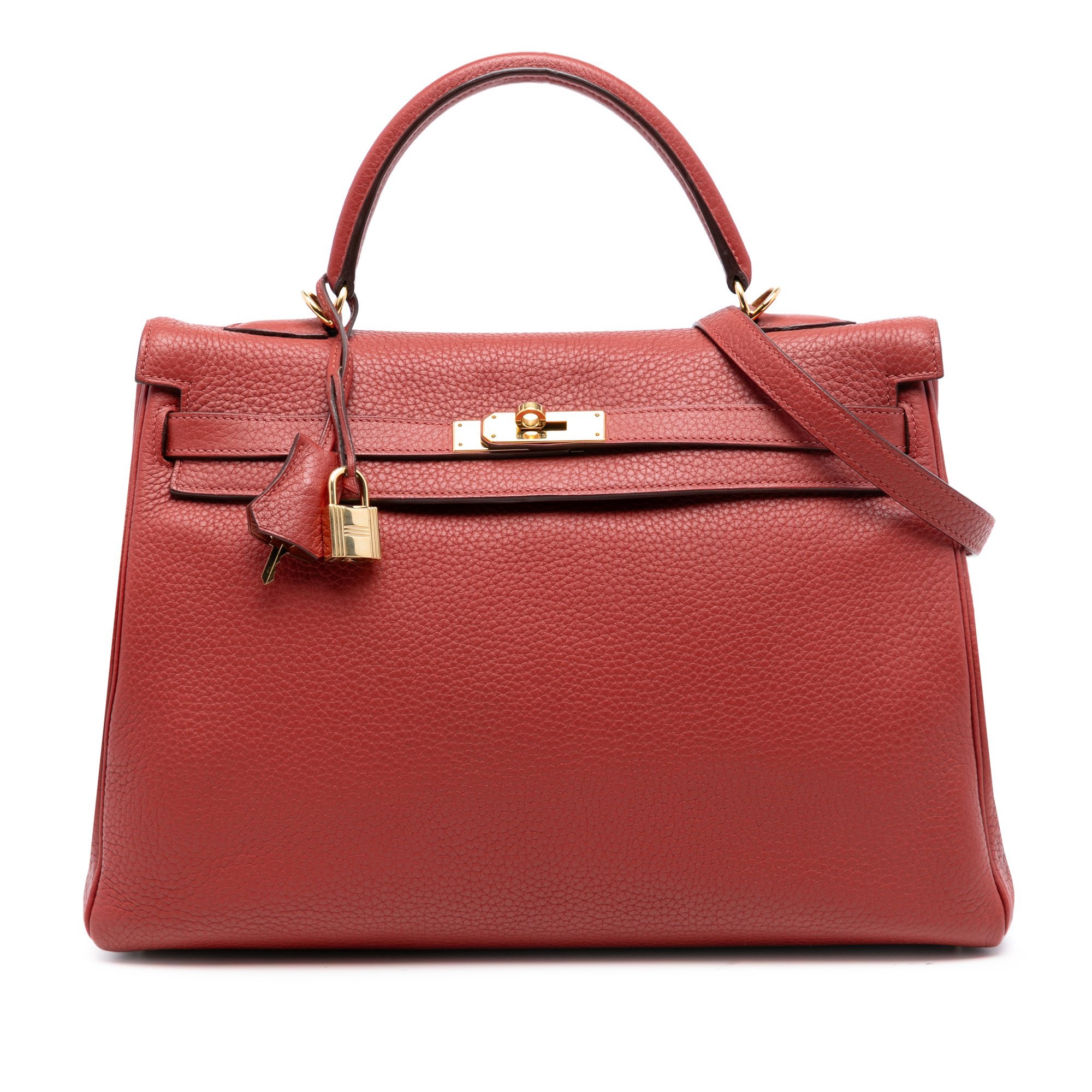 Kelly 35 leather handbag