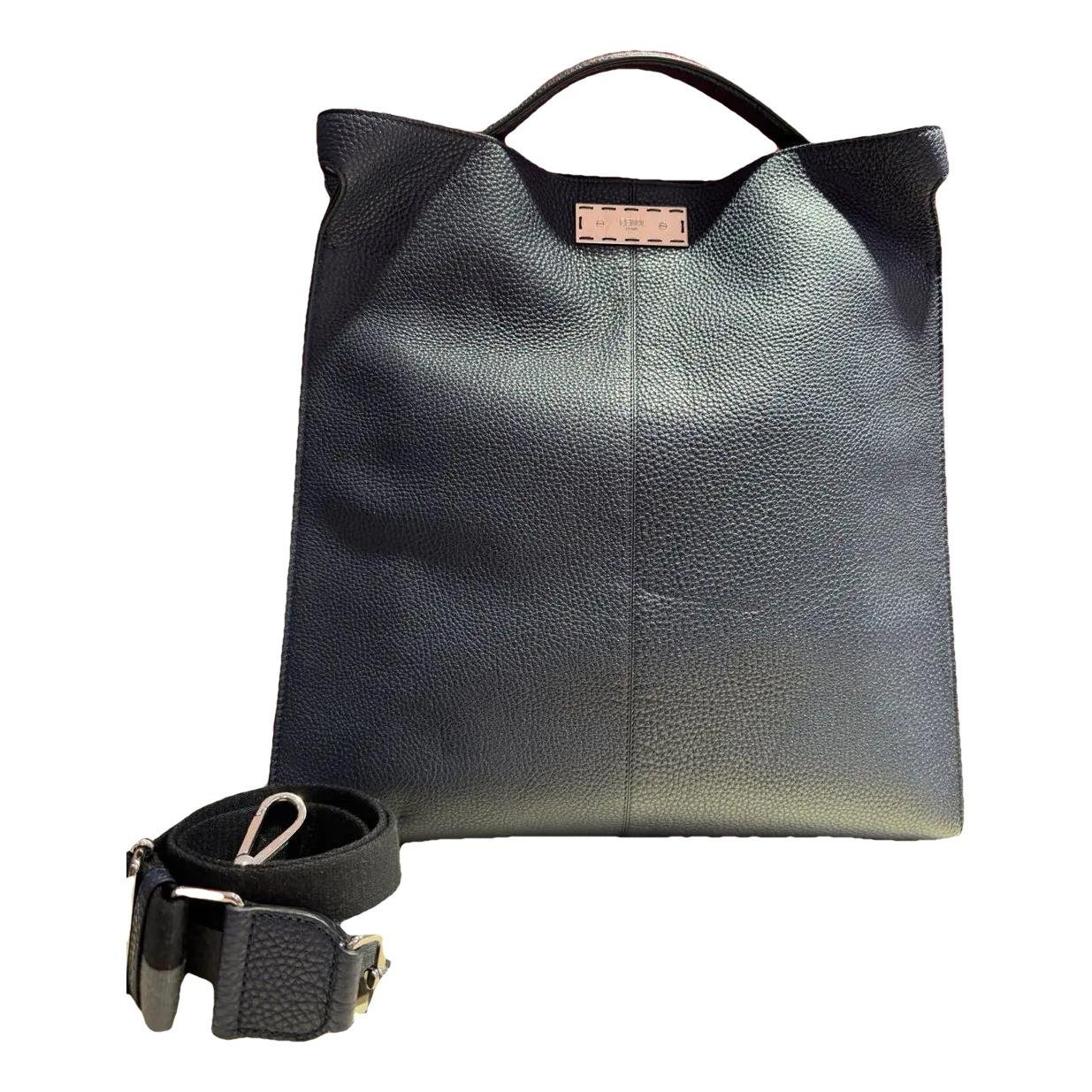 Peekaboo leather handbag