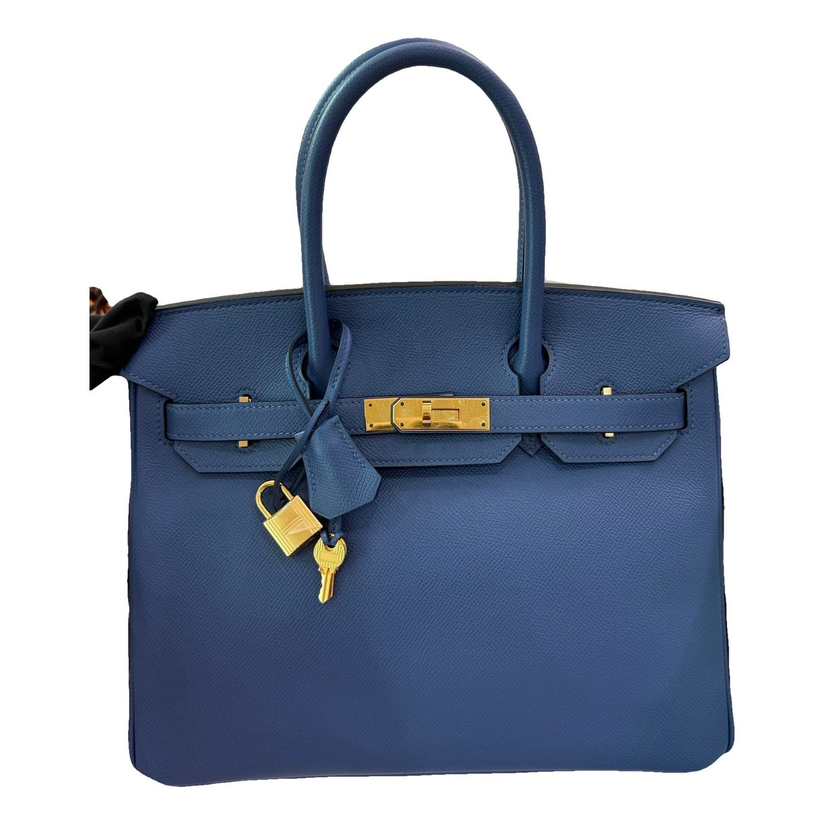Birkin 30 leather handbag