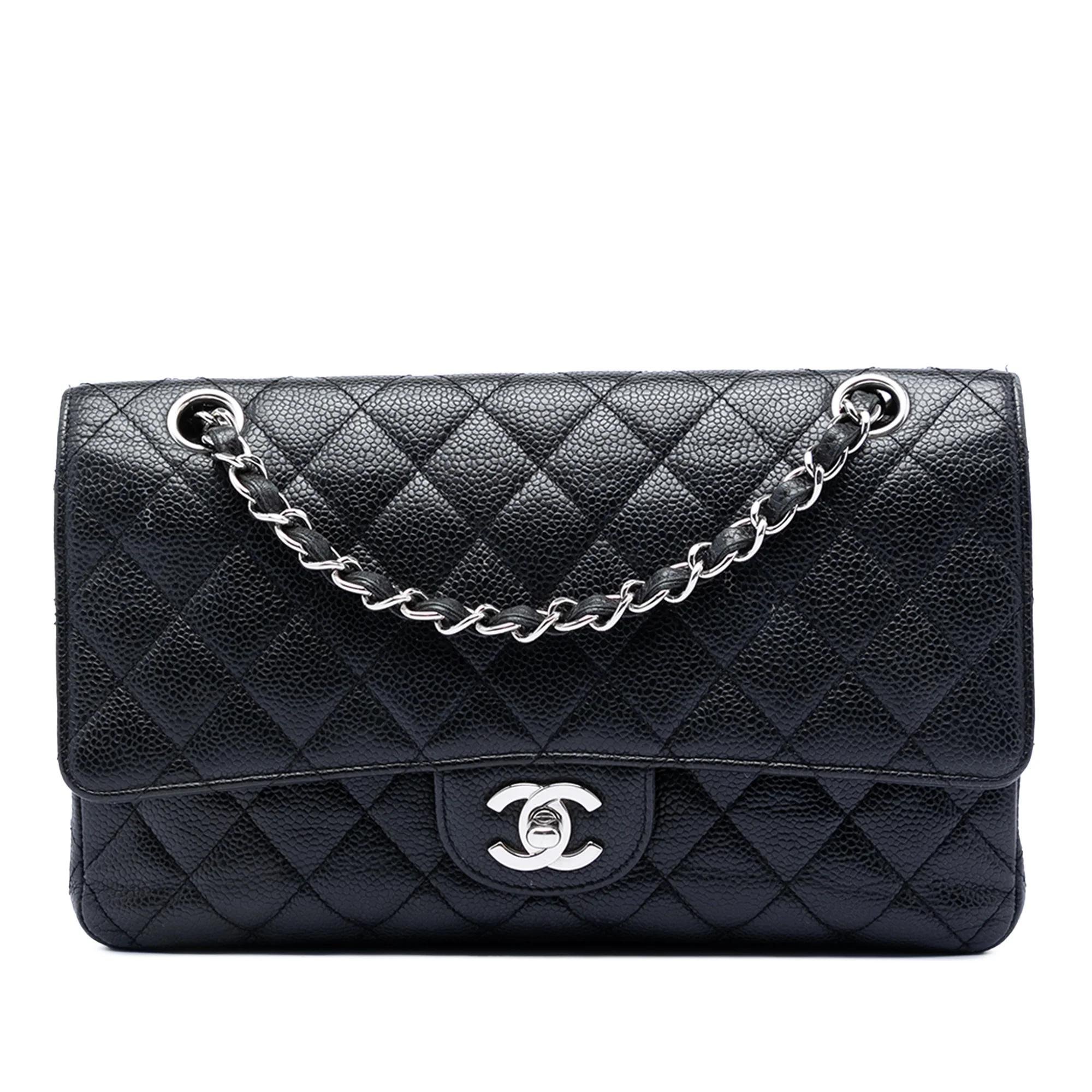 Wallet On Chain Boy Half Flap leather handbag