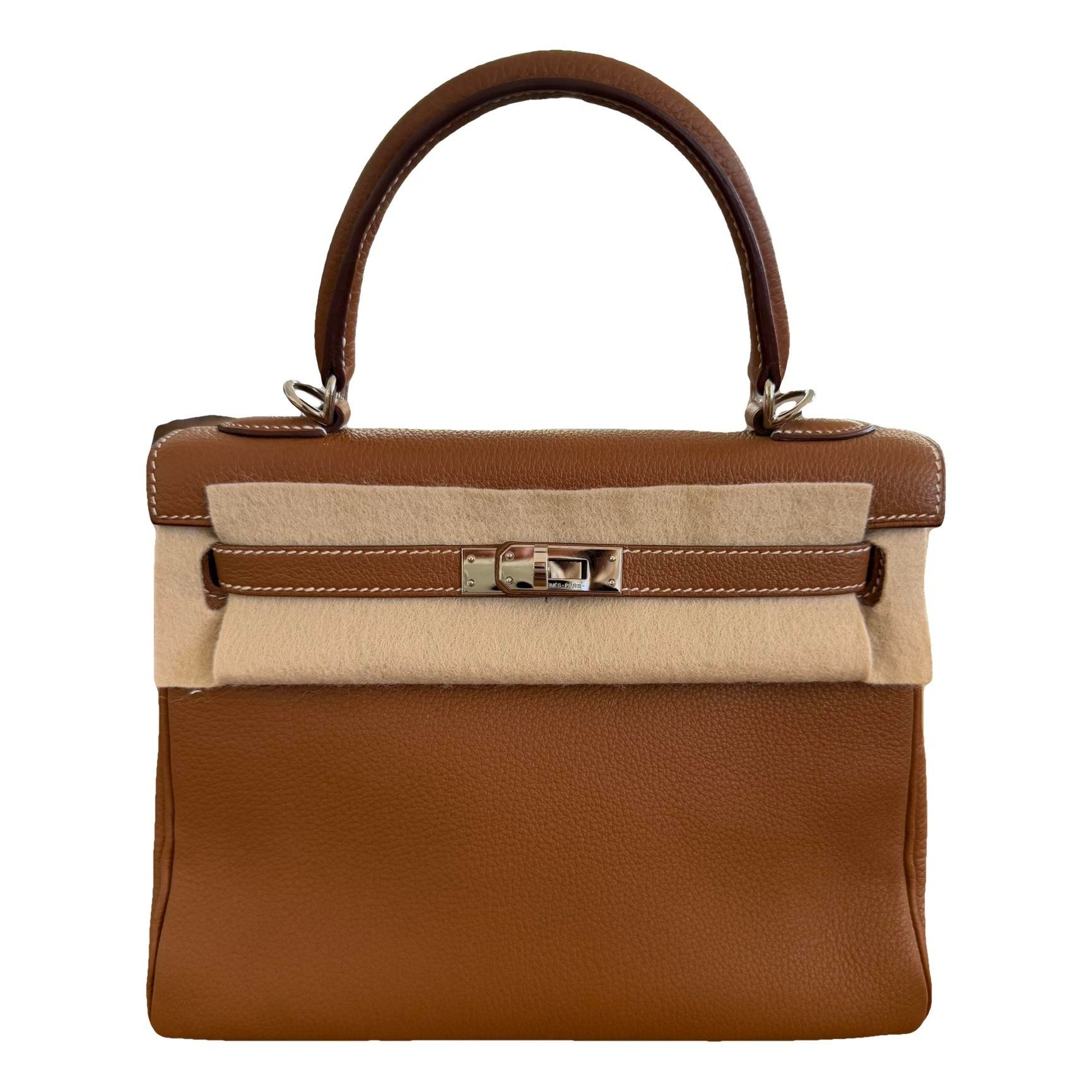 Kelly 25 leather handbag