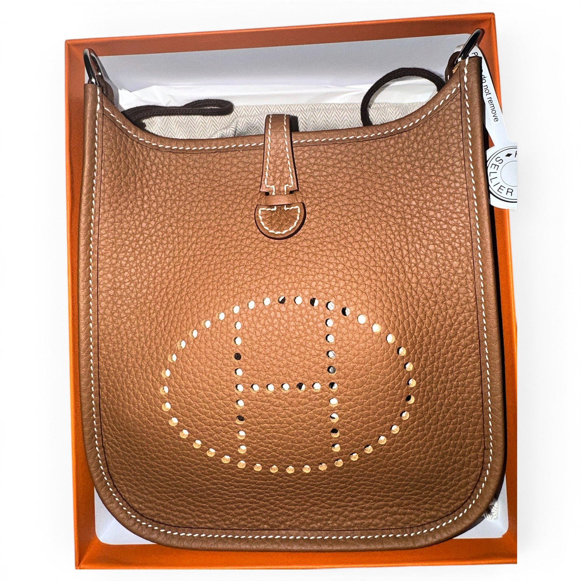 Evelyne leather crossbody bag