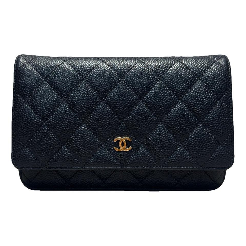Wallet On Chain Timeless/Classique leather crossbody bag