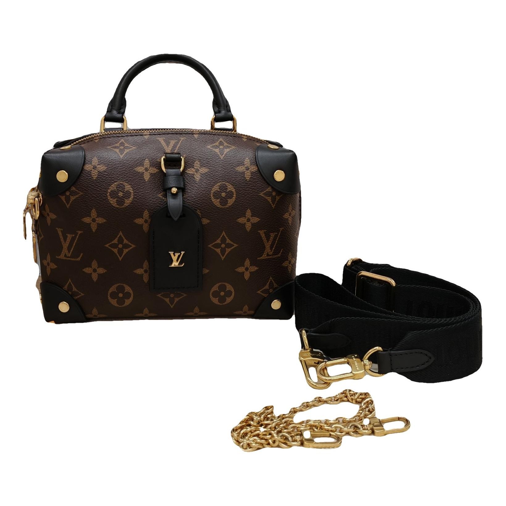 Louis Vuitton Petite Malle Souple leather bag