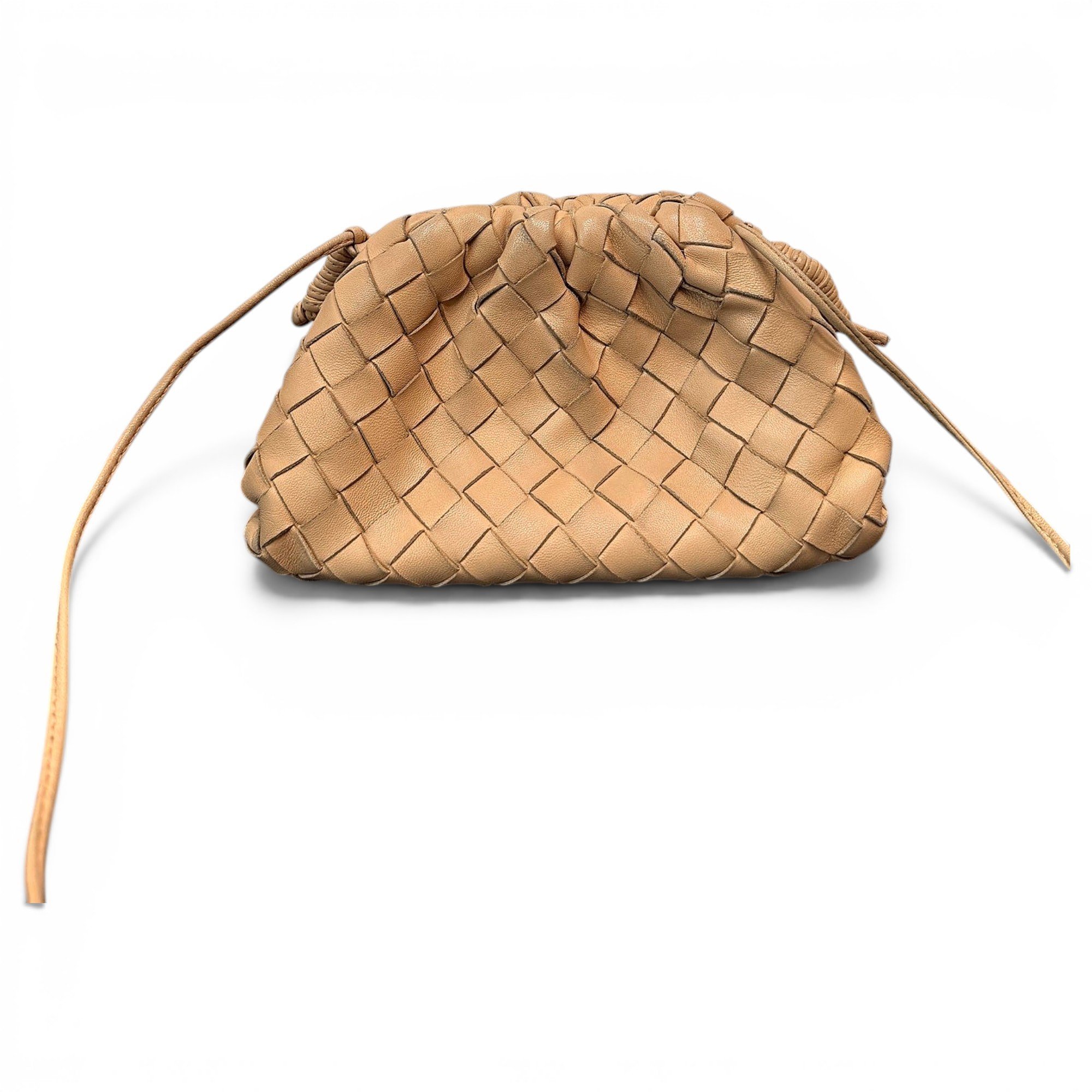 Pouch leather handbag