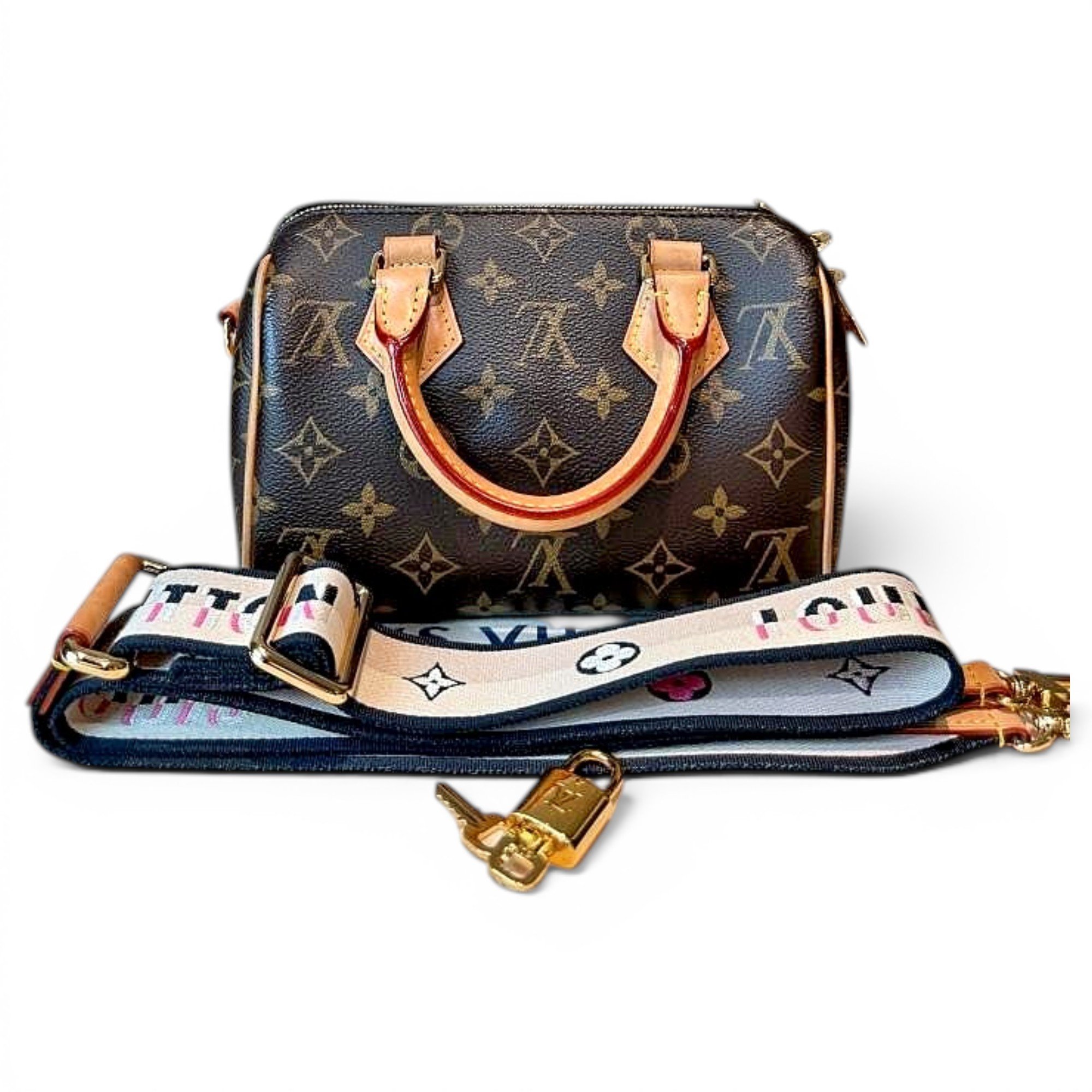 Speedy Bandoulière leather crossbody bag