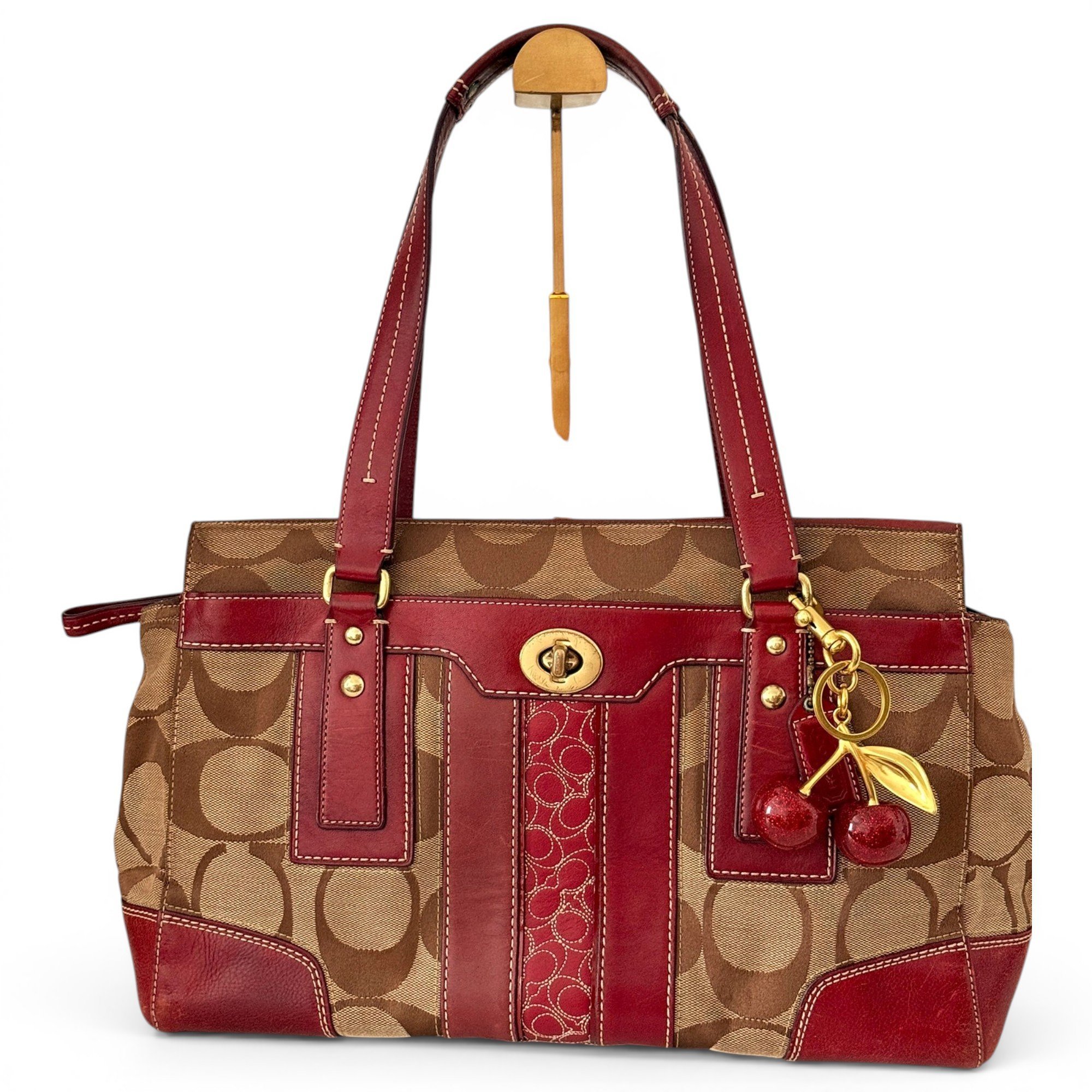 Leather handbag