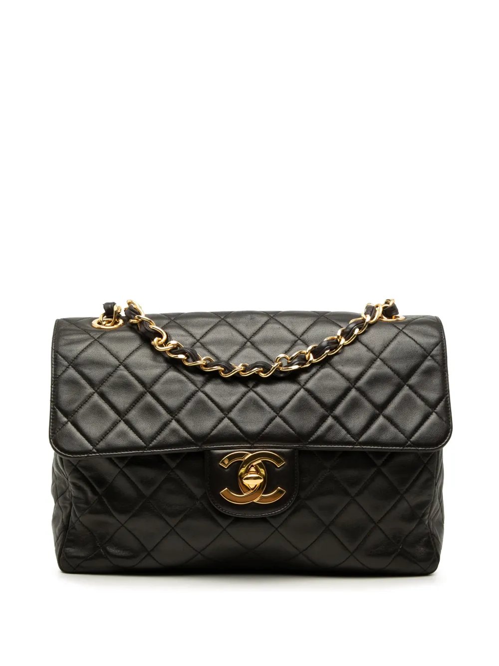 1994-1996 Jumbo XL Classic Lambskin Single Flap crossbody bag