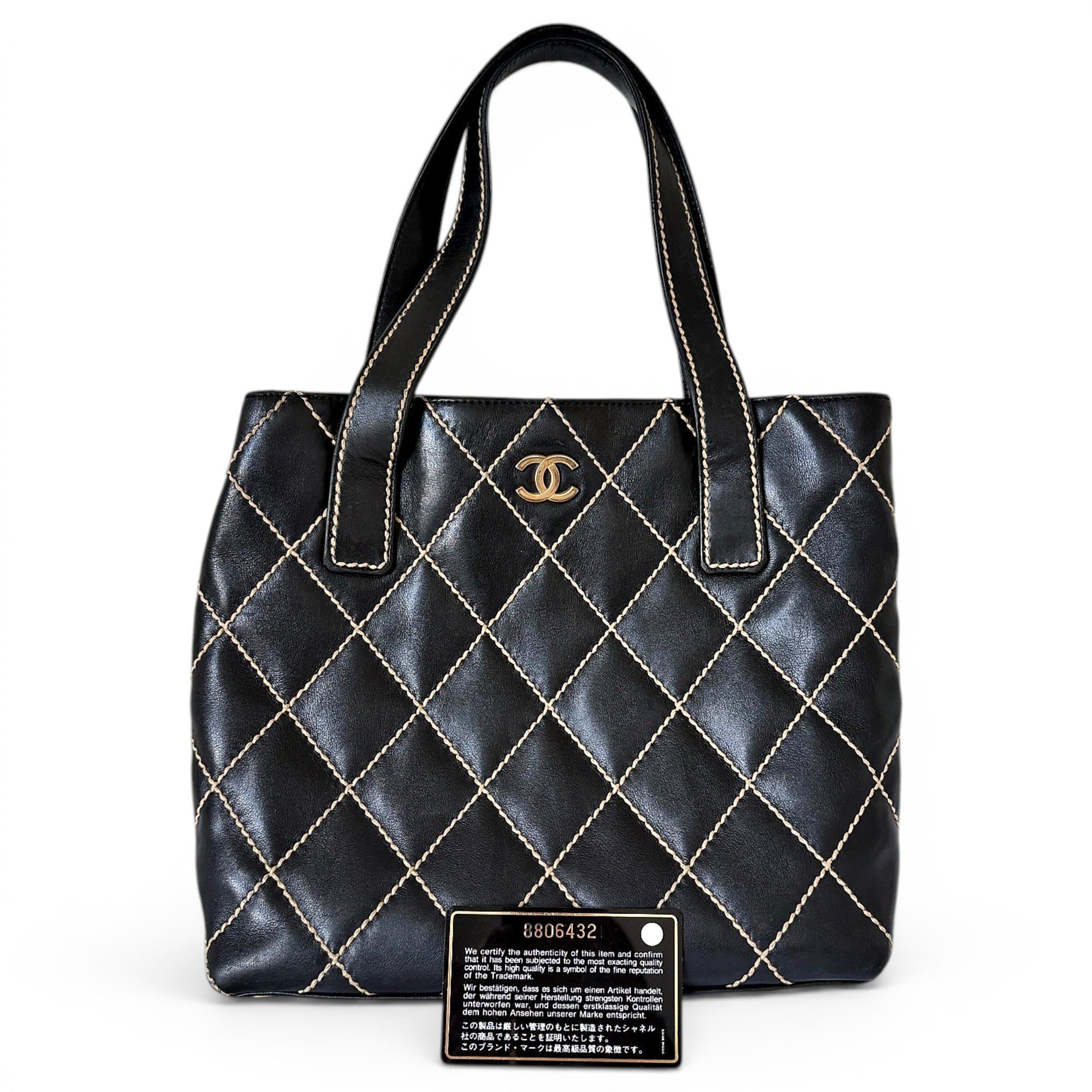 Wild Stitch leather tote