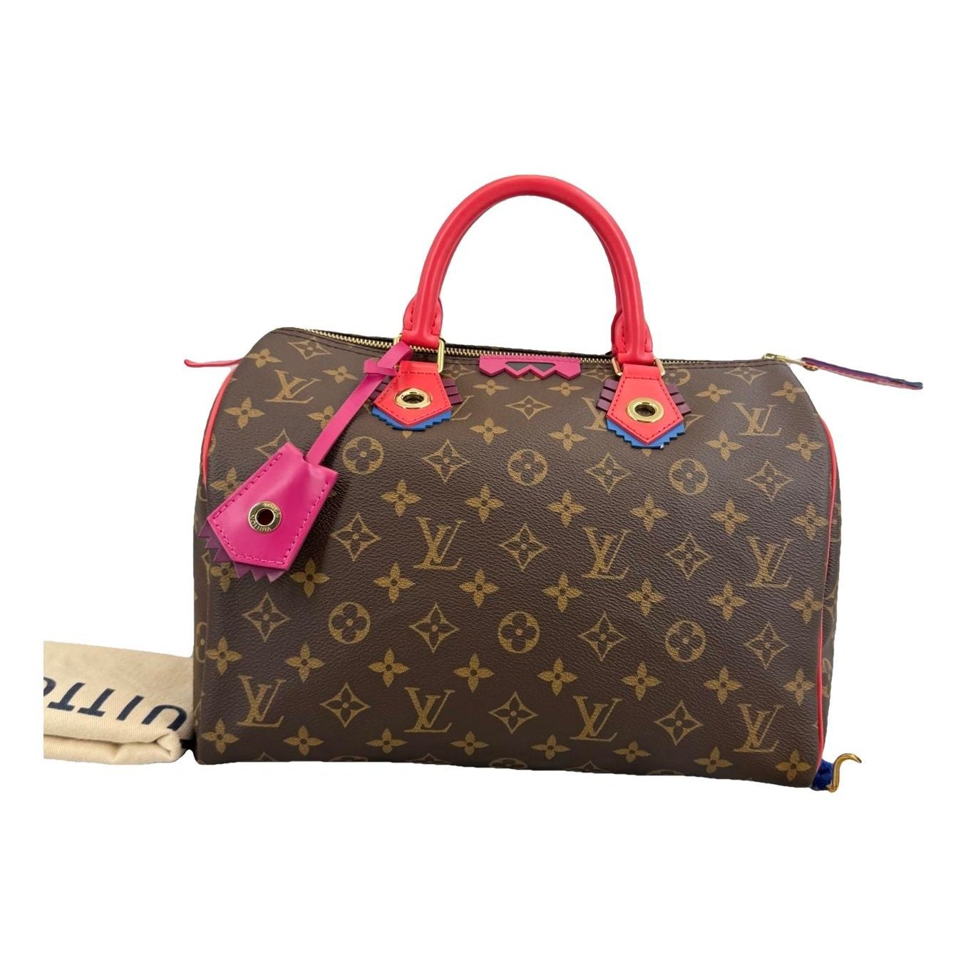 Speedy leather handbag