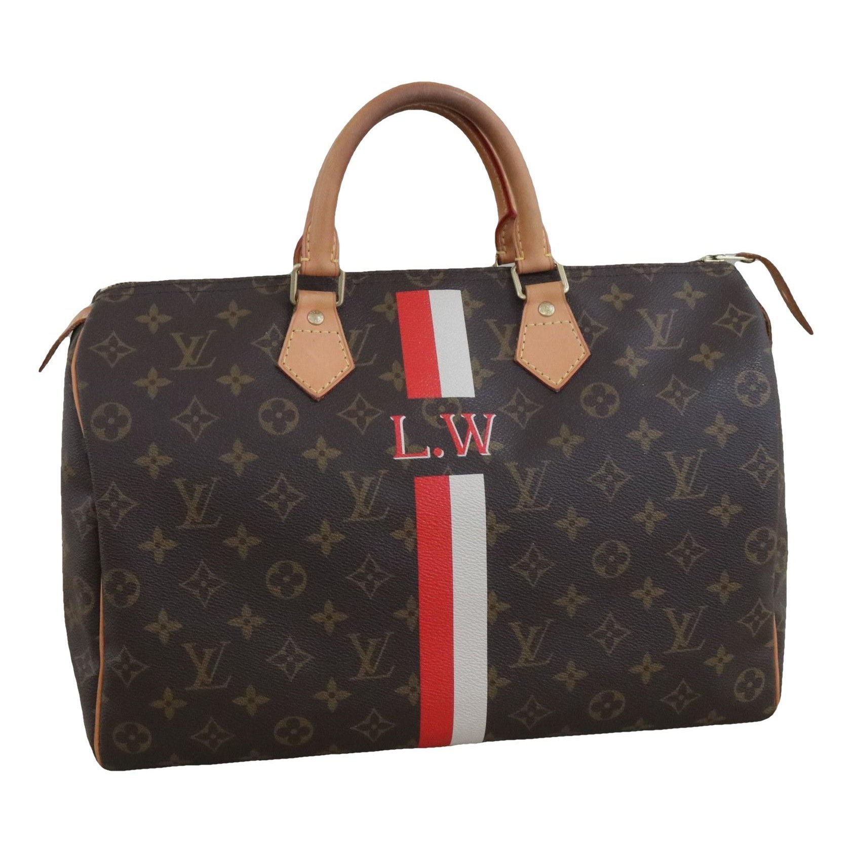 Speedy leather handbag