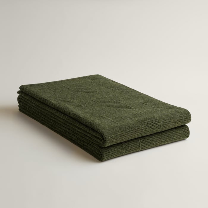 Vert Forêt Sherwood Blanket