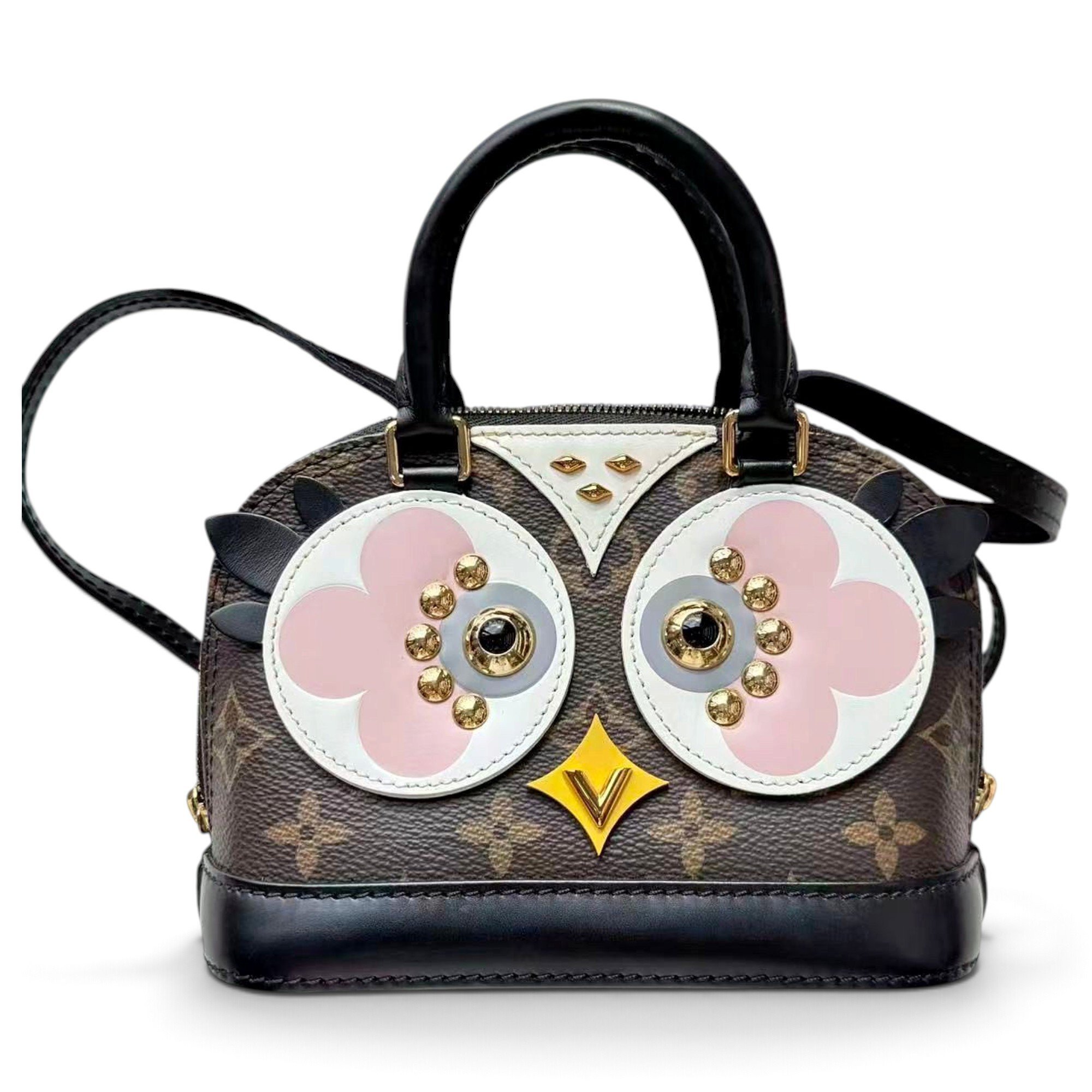 Louis Vuitton Alma leather handbag