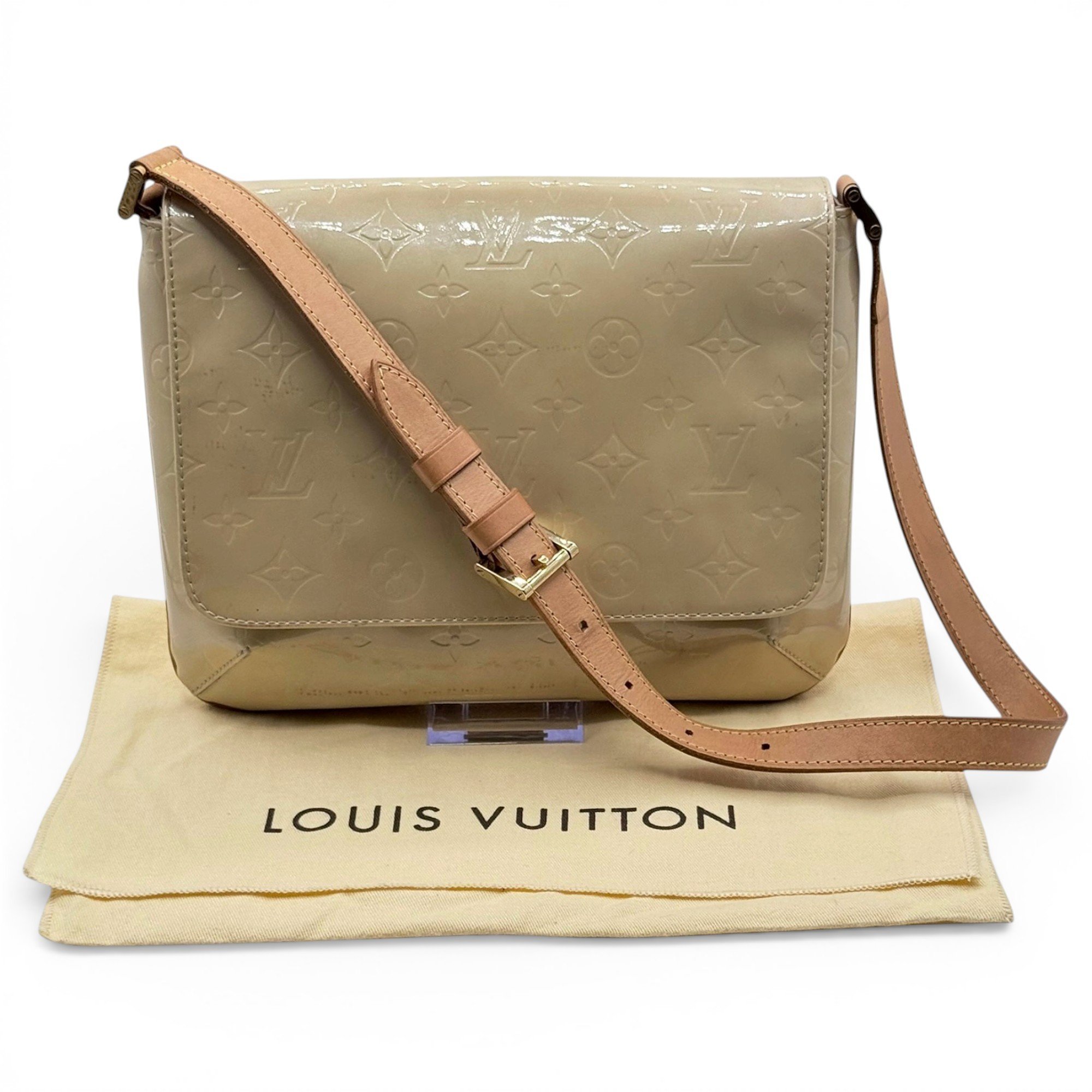 Thompson patent leather handbag