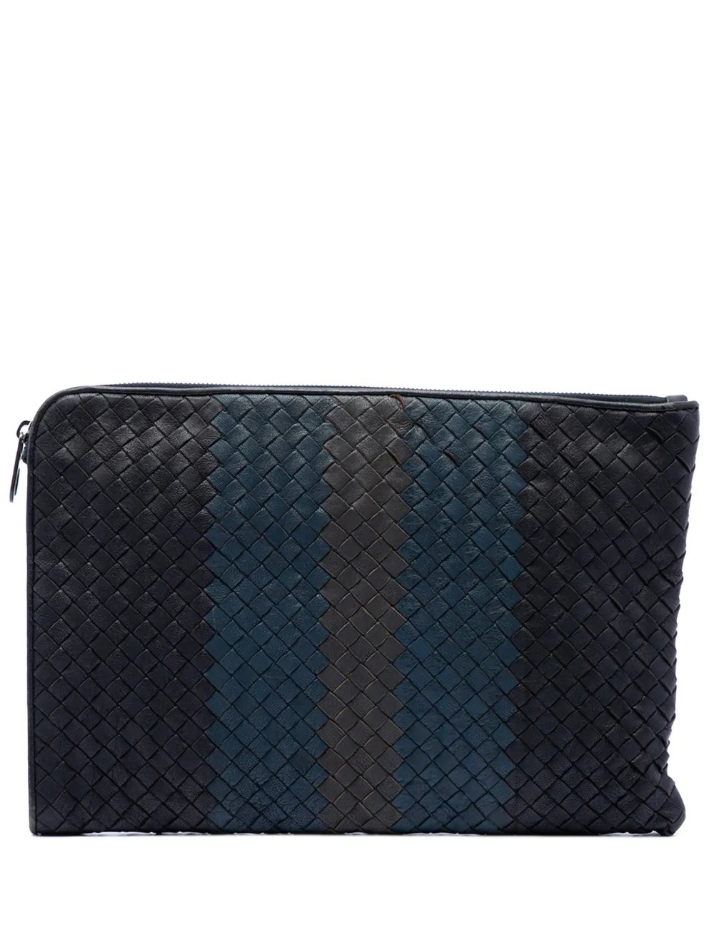2012-2026 Tricolor Nappa Intrecciato clutch bag