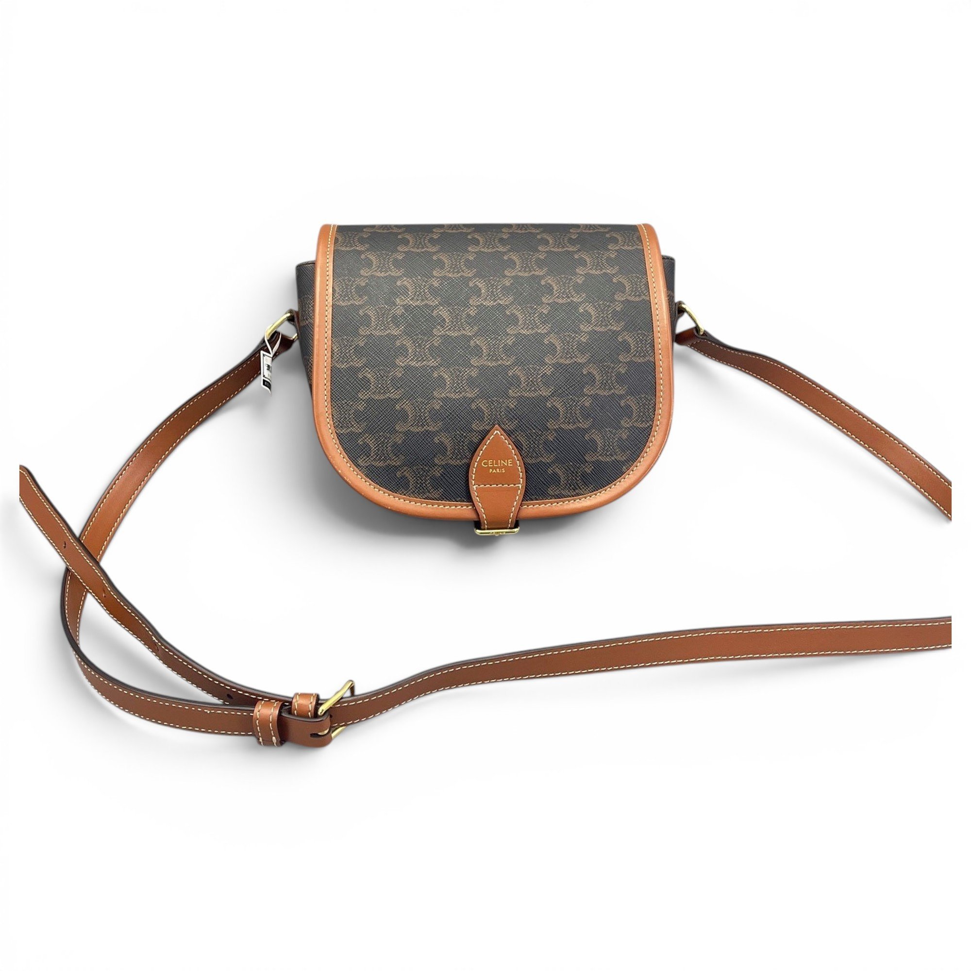 Folco leather crossbody bag