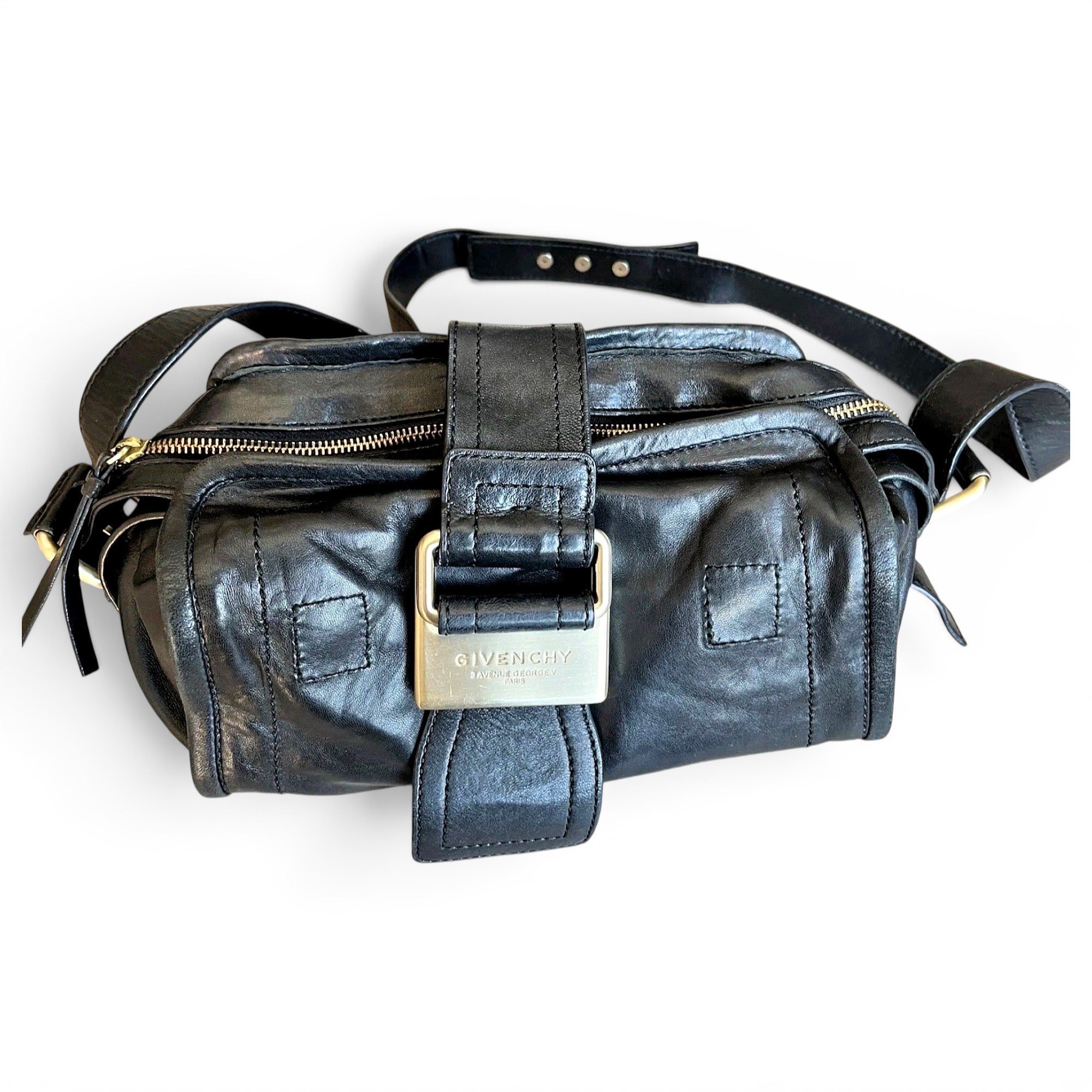 Leather handbag