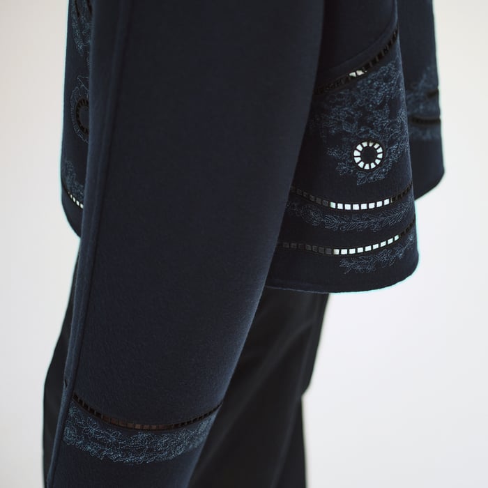 Bleu Noir Cashmere Jacket