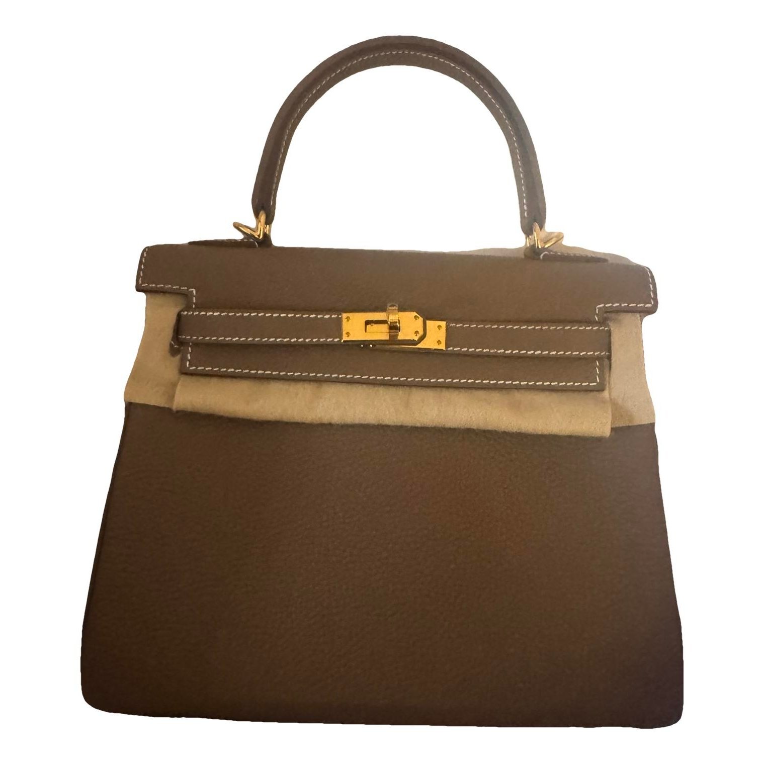 Kelly 25 leather handbag