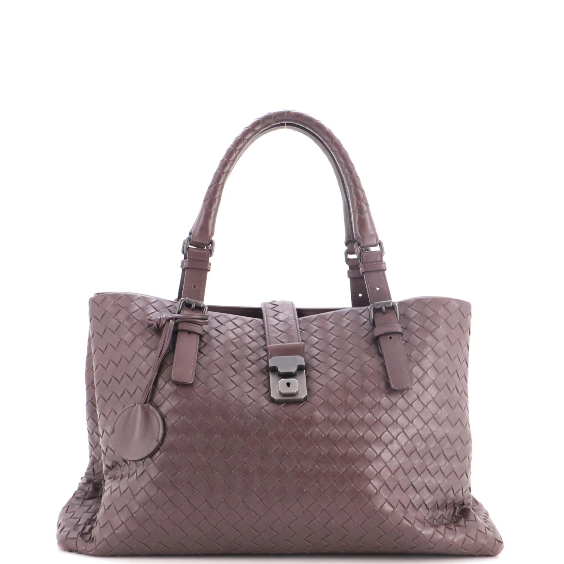 Roma leather tote
