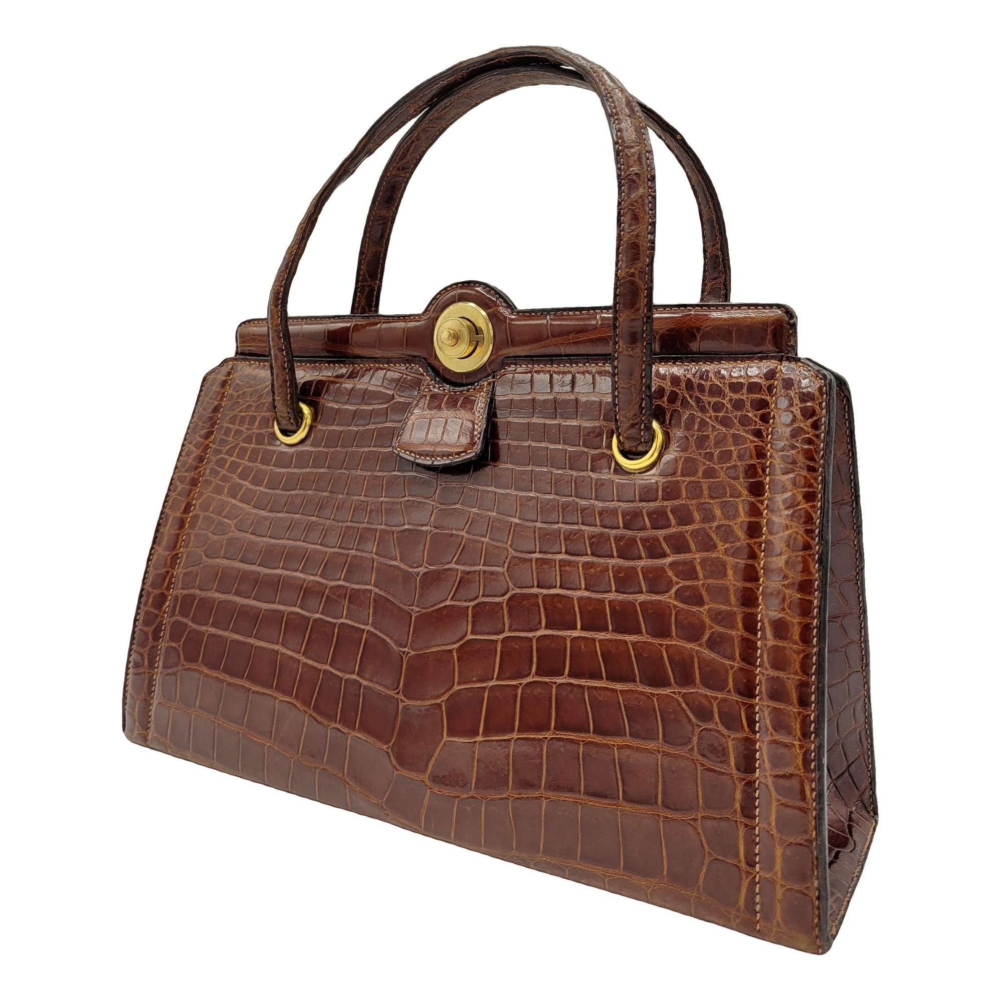 Leather handbag