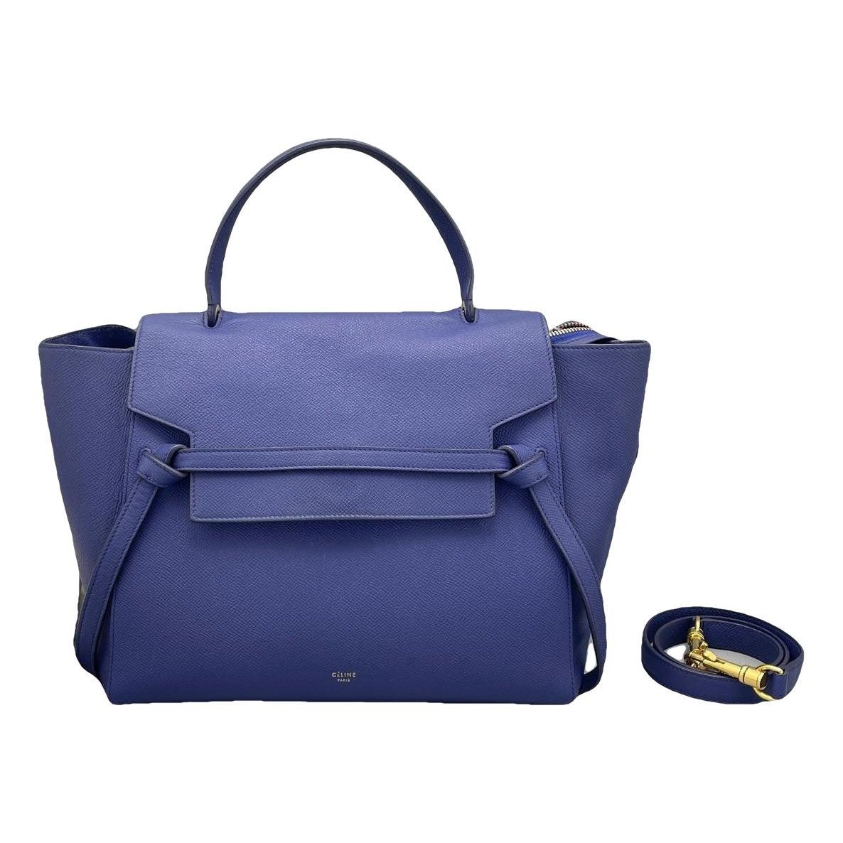 Belt leather handbag