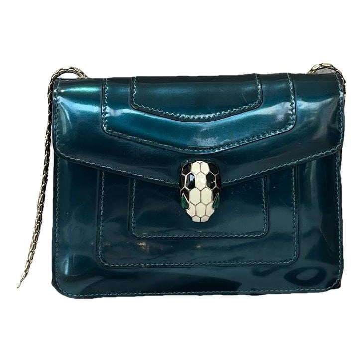 Serpenti leather handbag