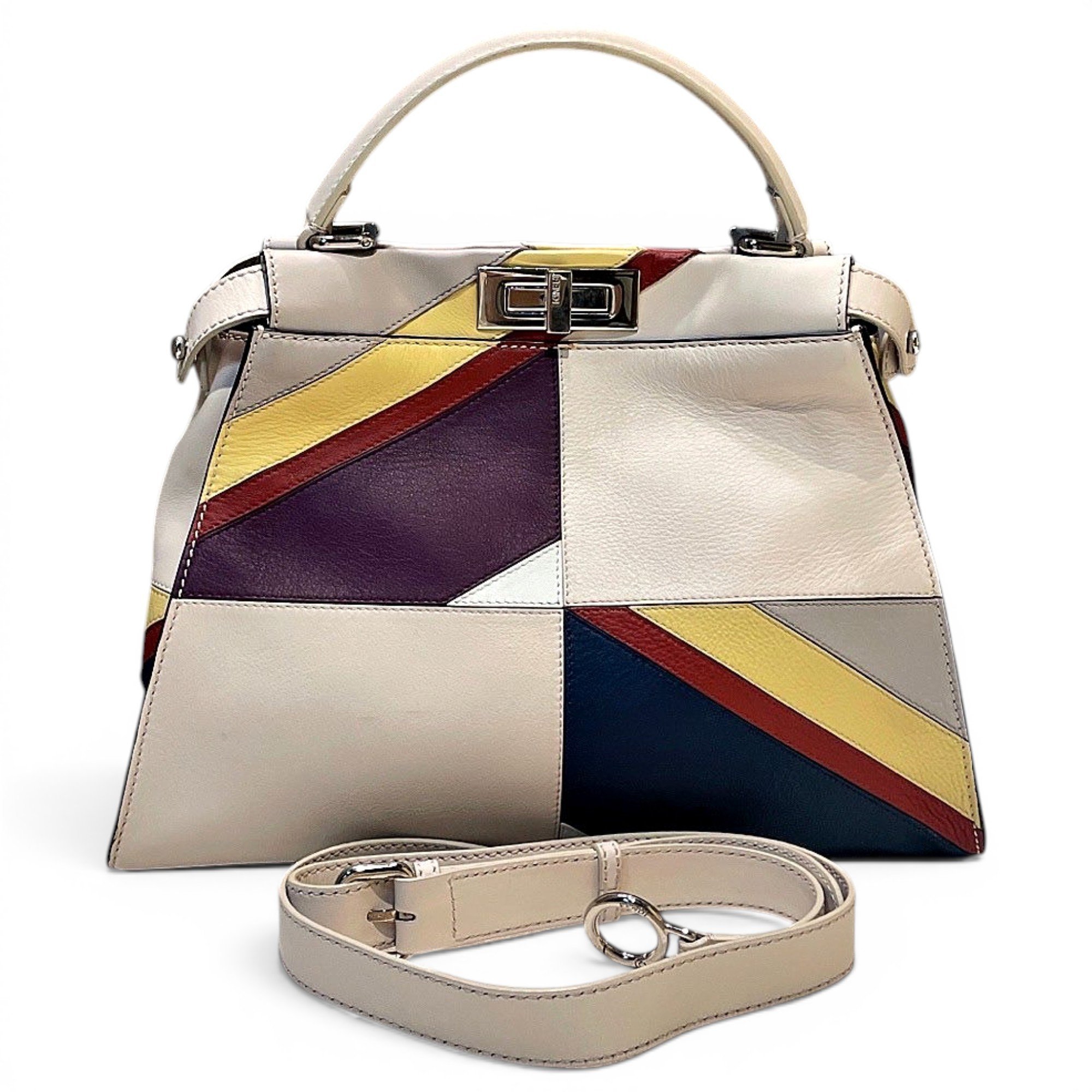 Peekaboo leather handbag