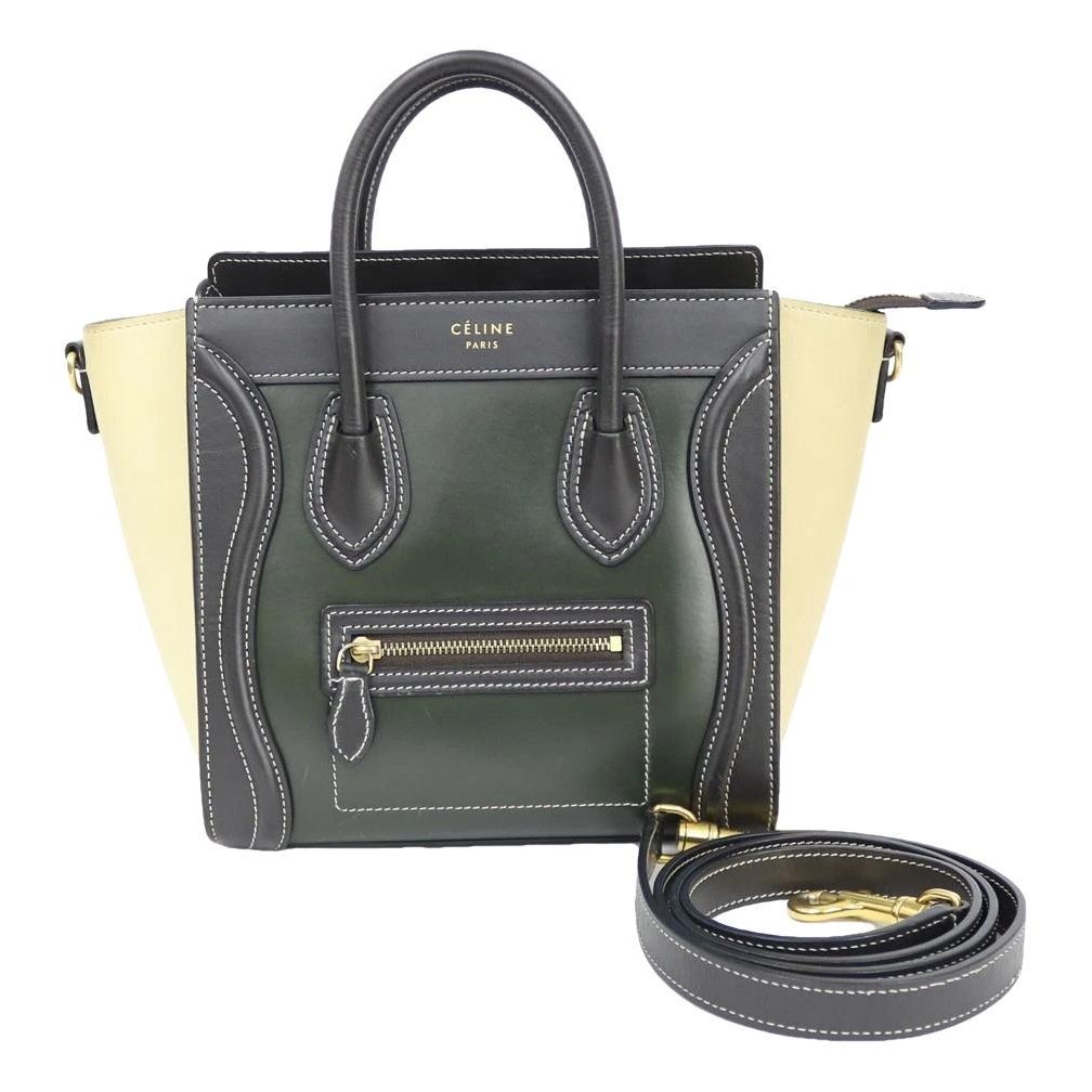 Celine Nano Luggage leather handbag