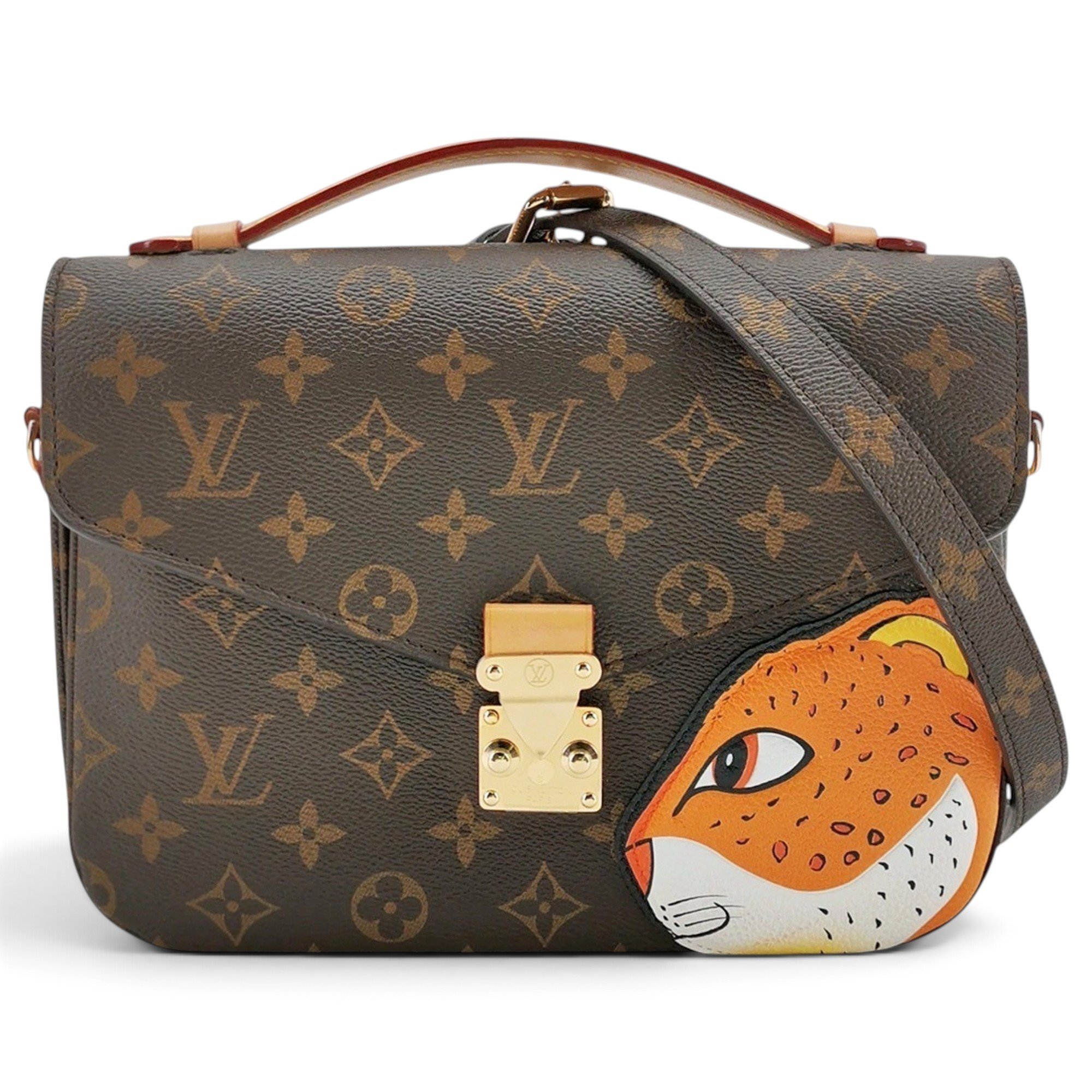 Metis leather handbag