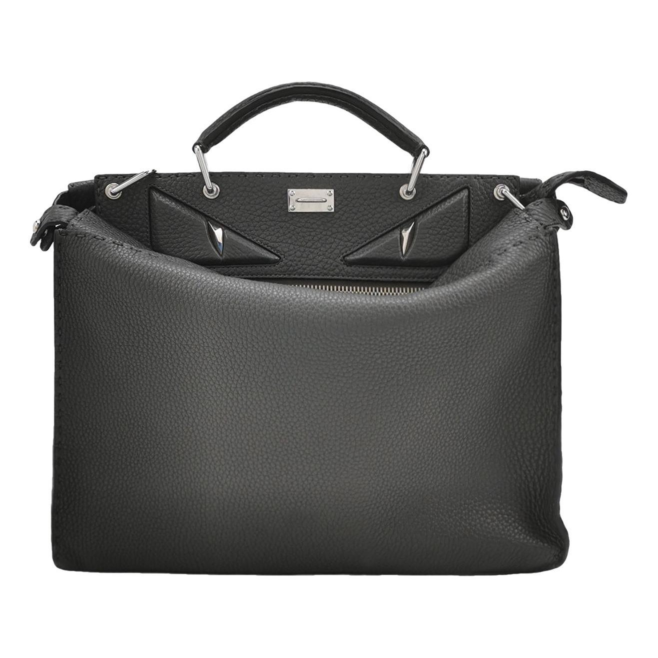 Peekaboo leather handbag