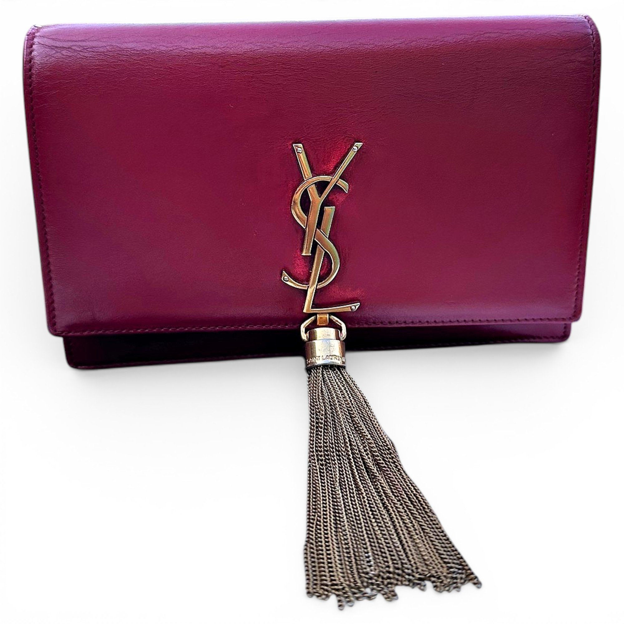 Kate monogramme leather clutch bag