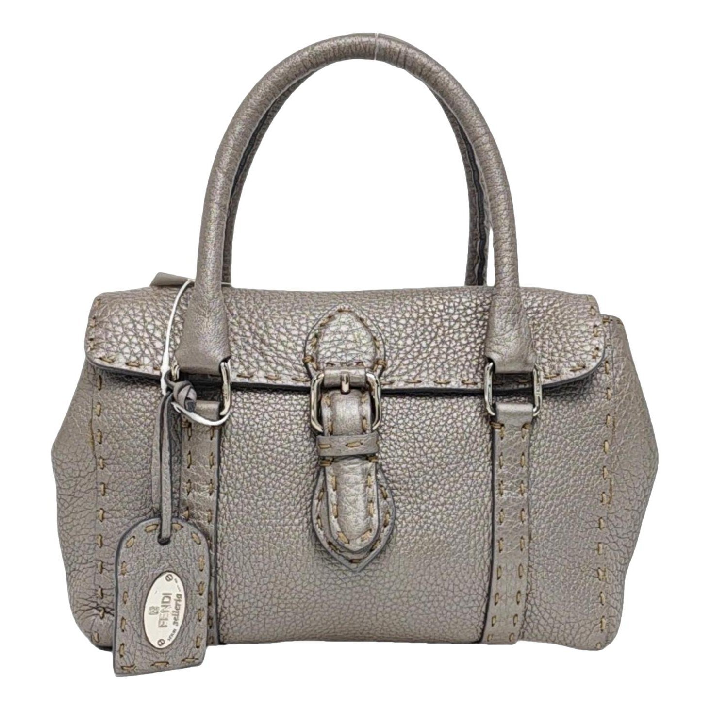 Leather tote