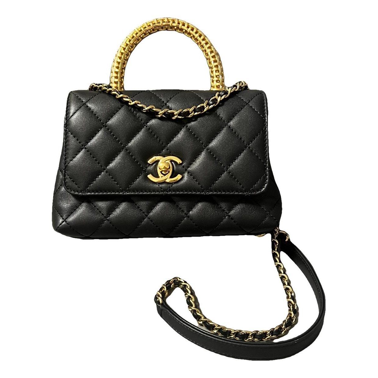 Coco Handle leather handbag