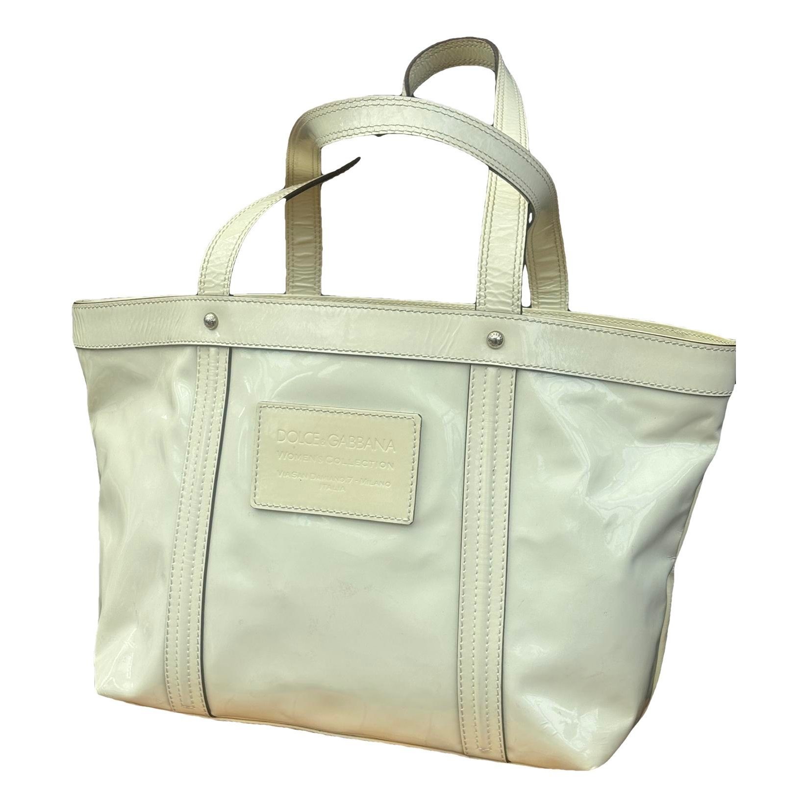 Beatrice patent leather tote
