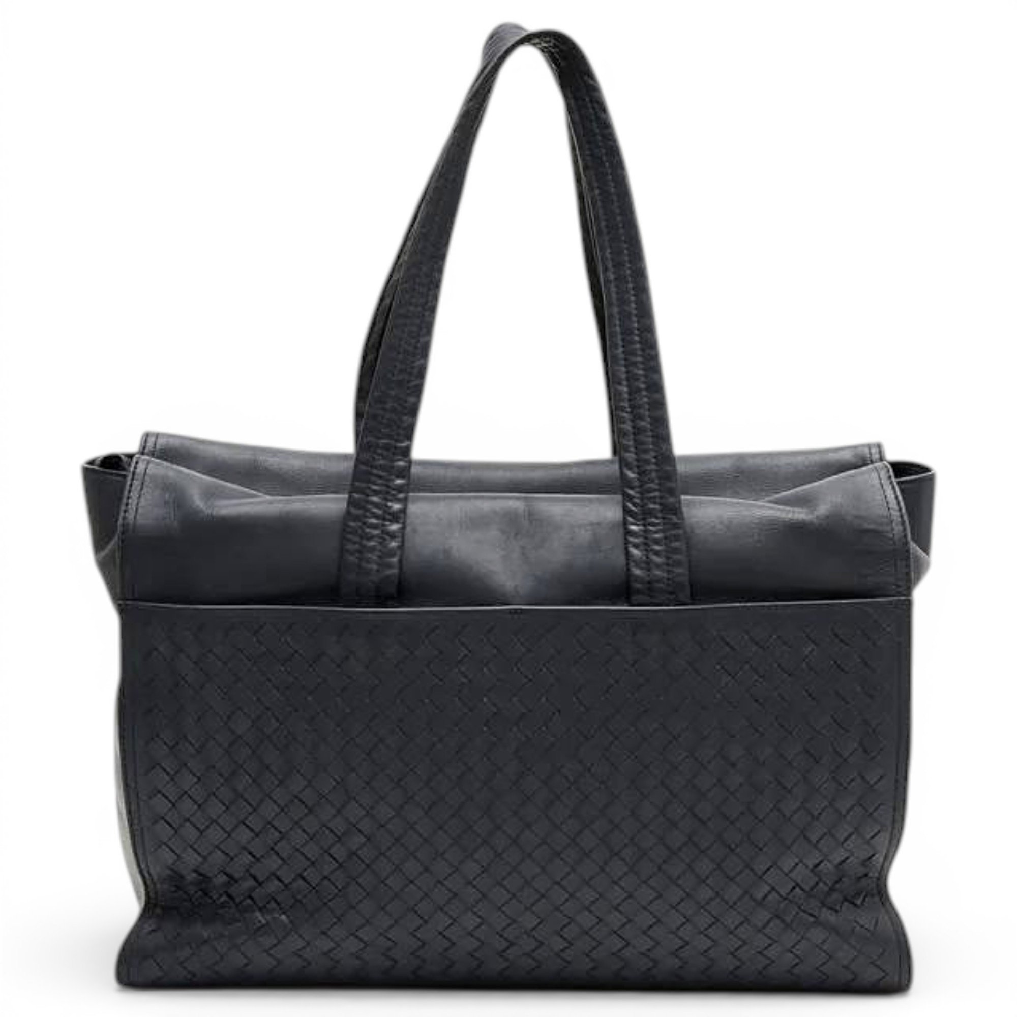 Leather tote