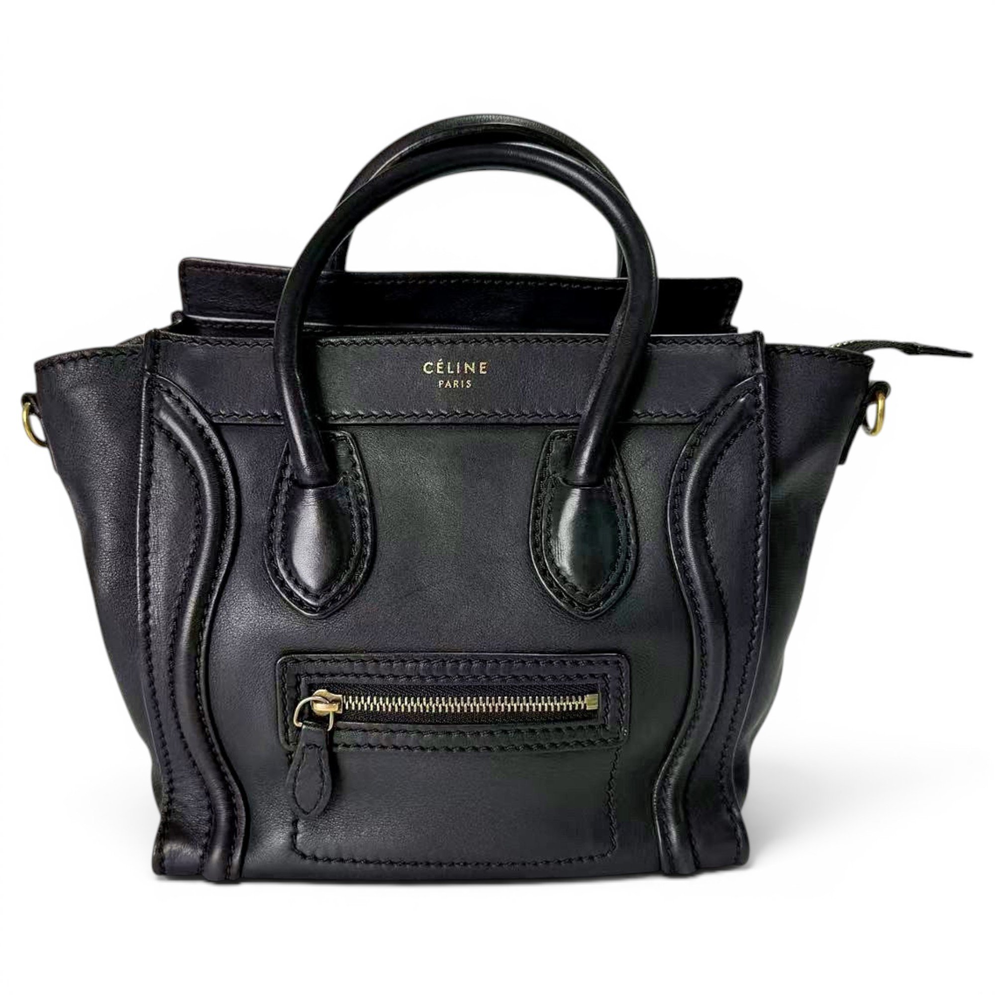 Nano Luggage leather handbag