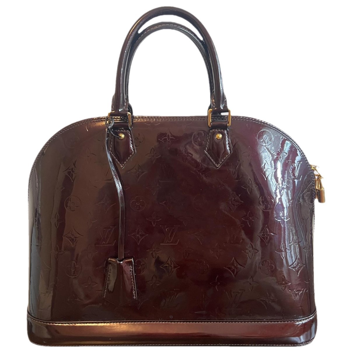 Alma patent leather handbag