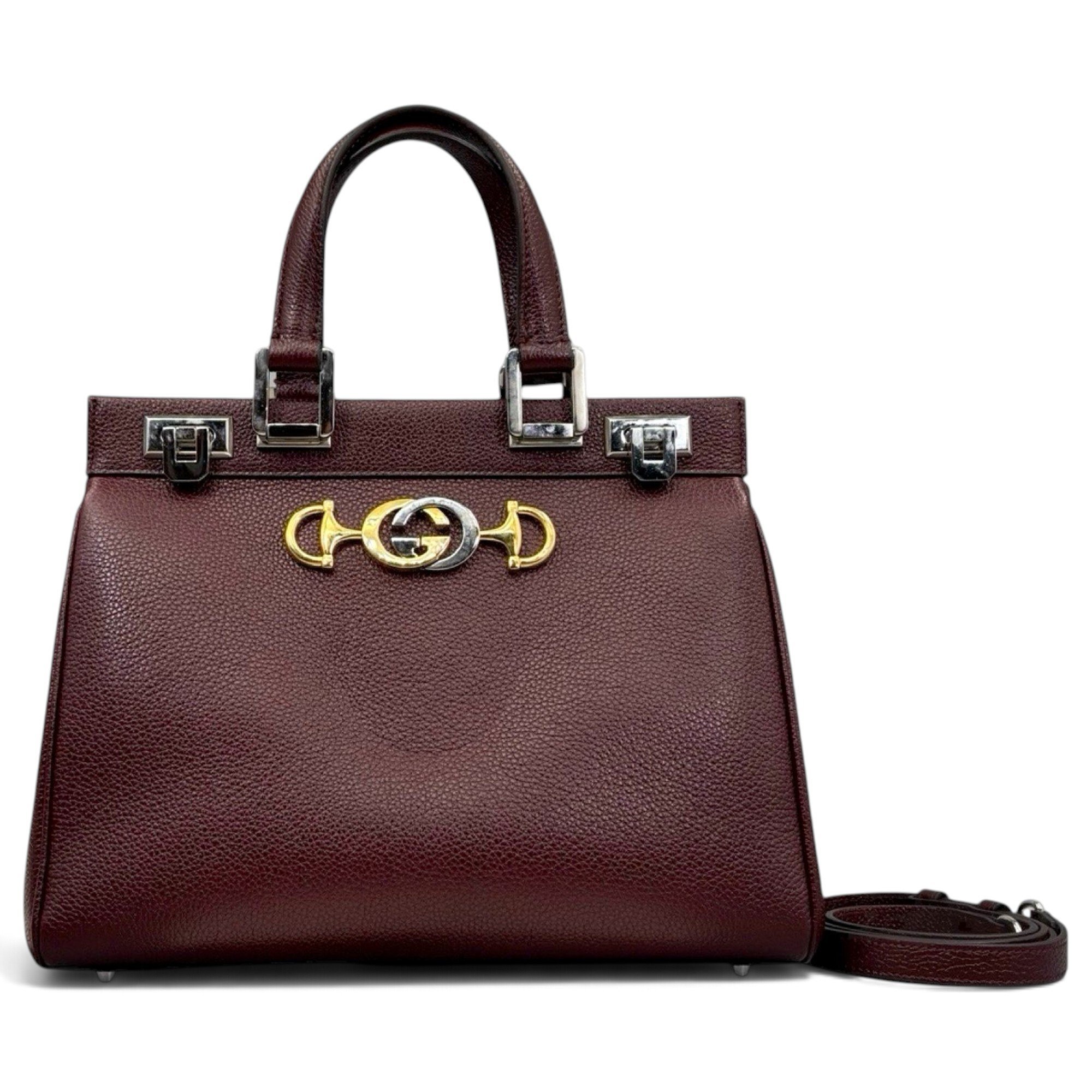 Zumi leather handbag